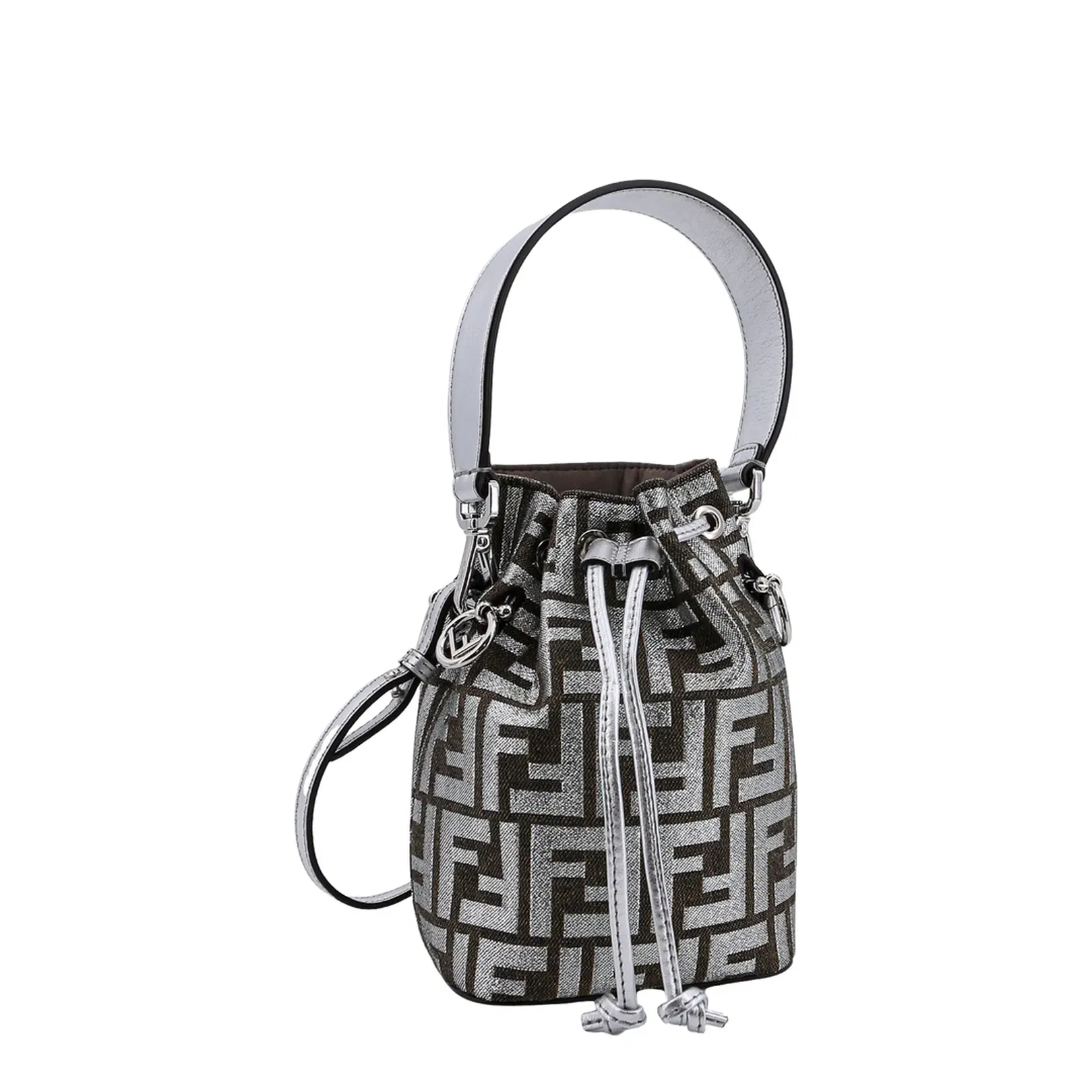 Mon Tresor Black FF Fabric Mini Bag