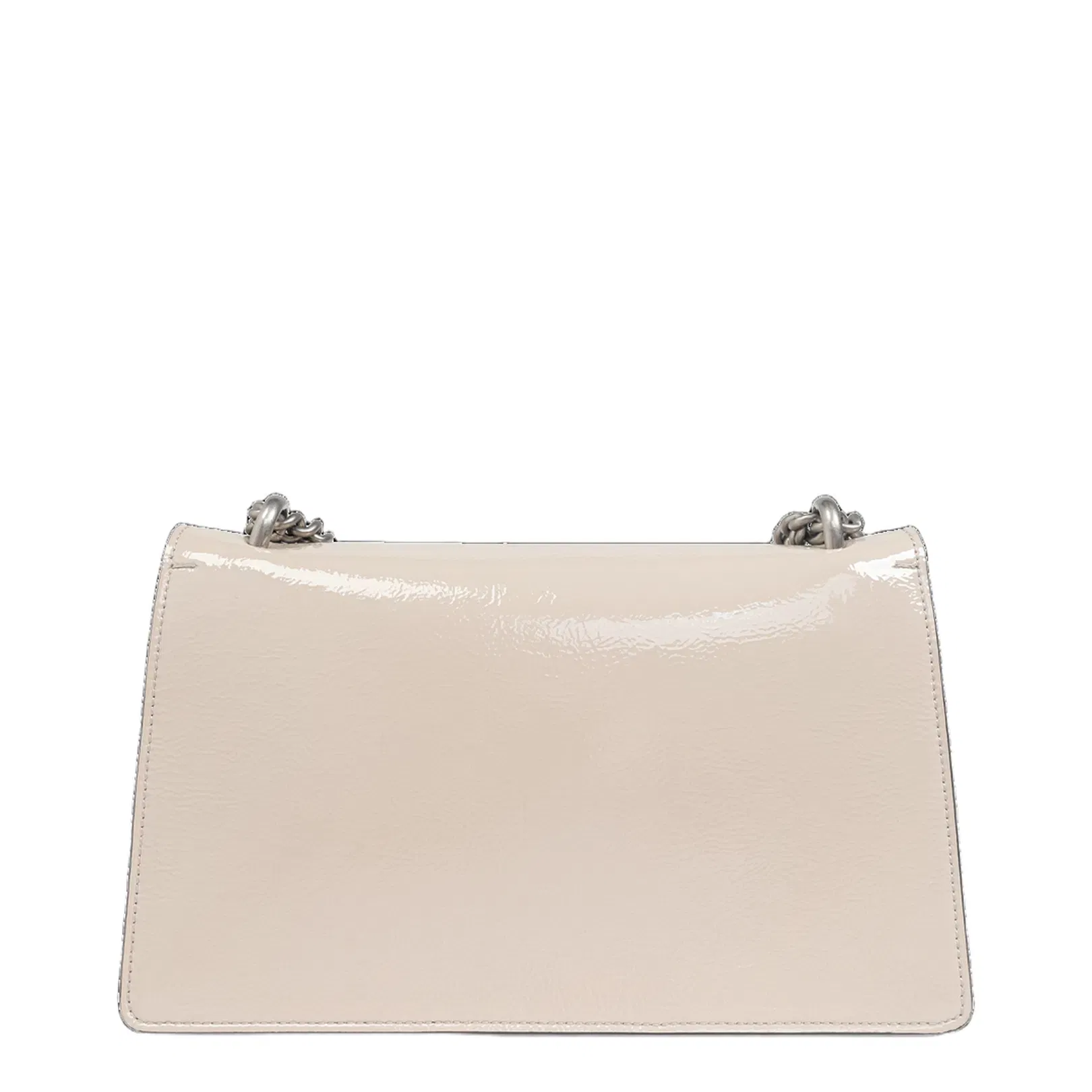 Dionysus Leather Wallet On Chain - Beige