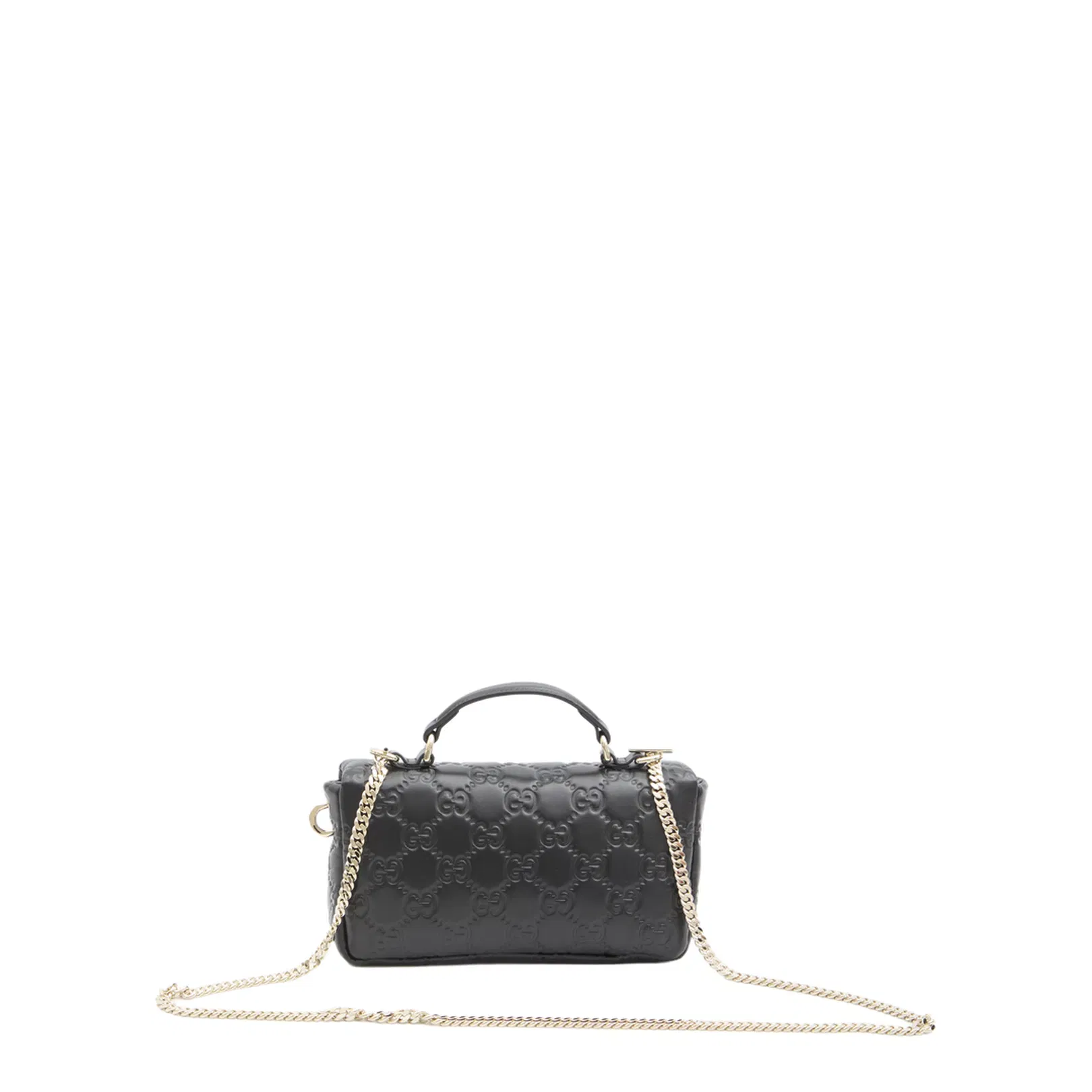 GG Milano Small Exotic Leathers Top Handle Bag - Black