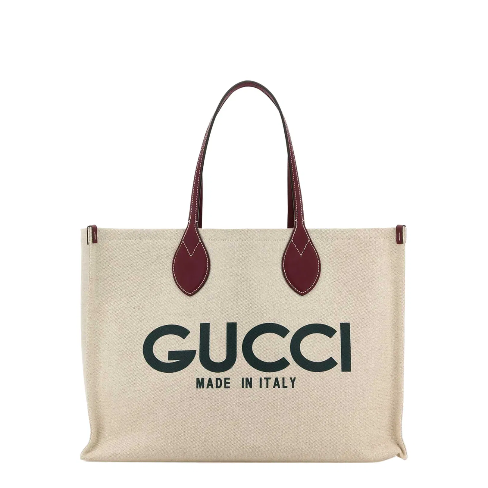 Large Canvas Tote Bag - Beige