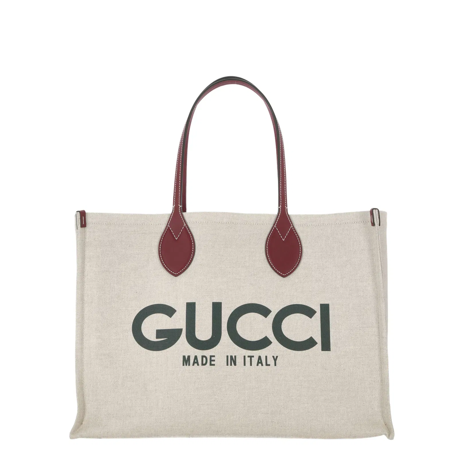 Large Canvas Tote Bag - Beige