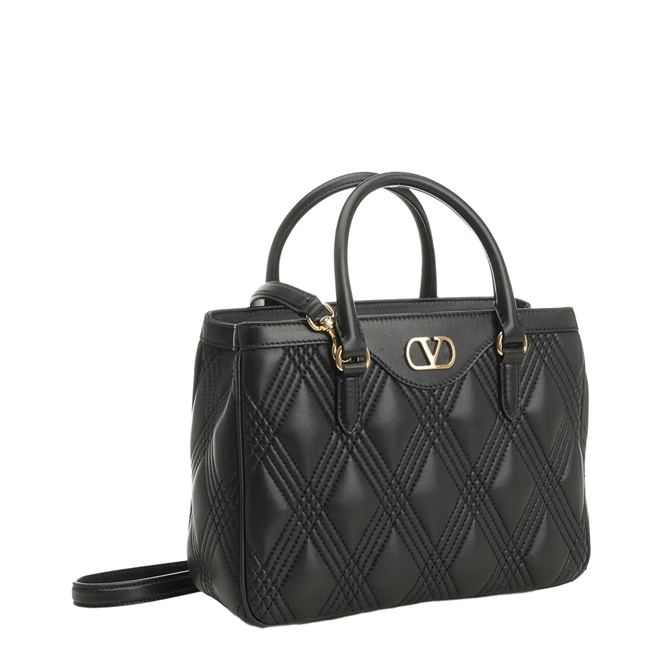 Black Leather Shoulder Bag