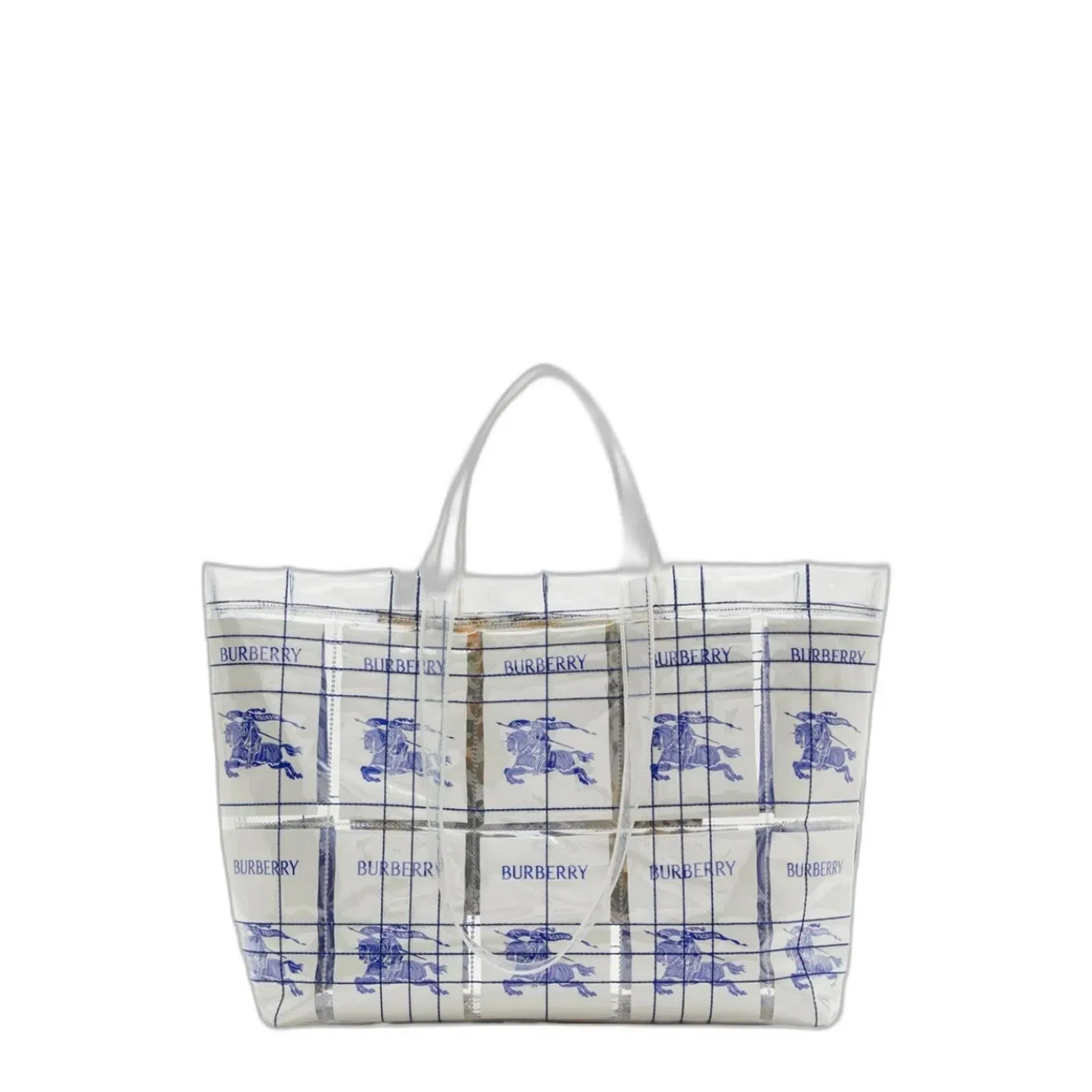 Logo-Tag Transparent Tote Bag