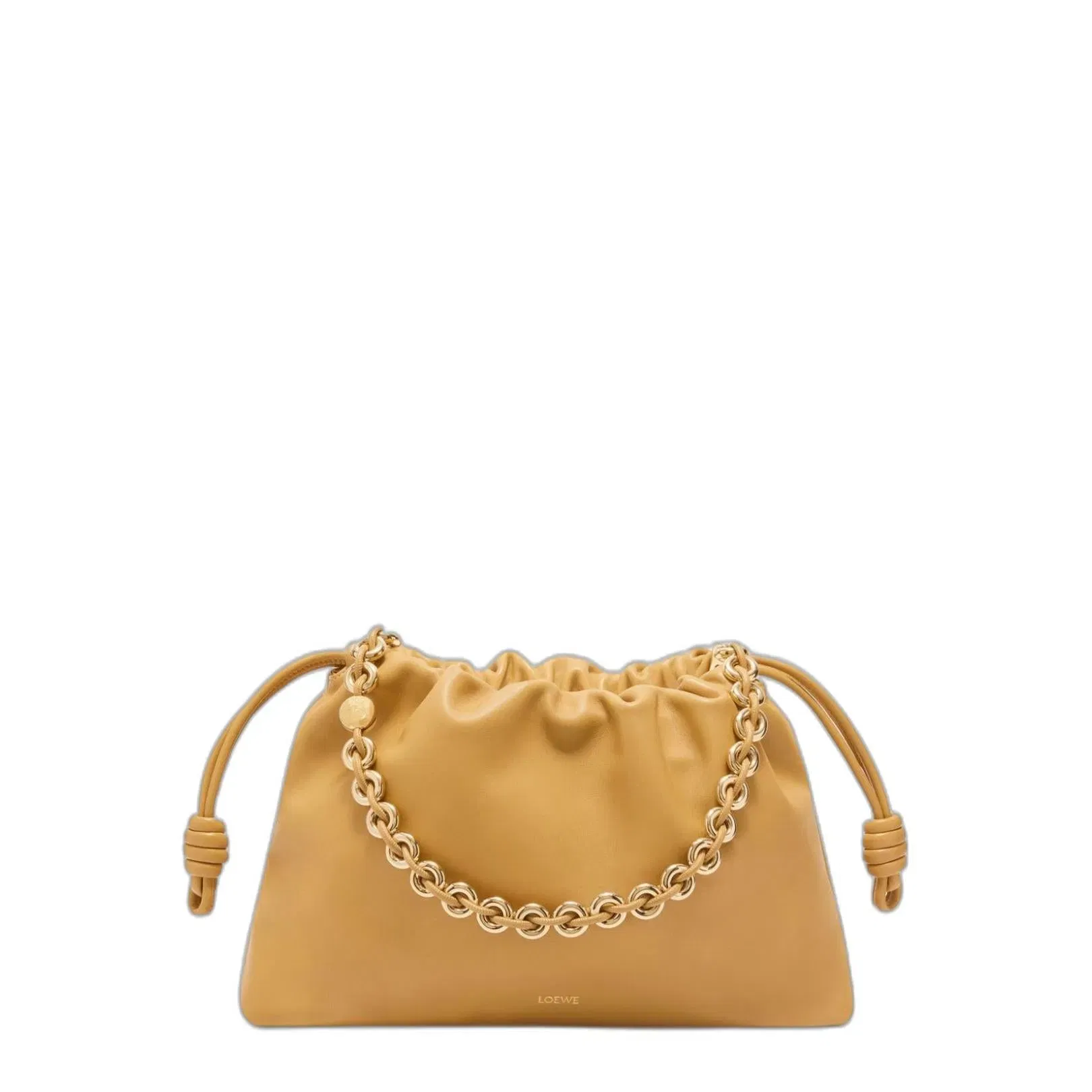 Flamenco Purse Large Leather Shoulder Bags - Yellow