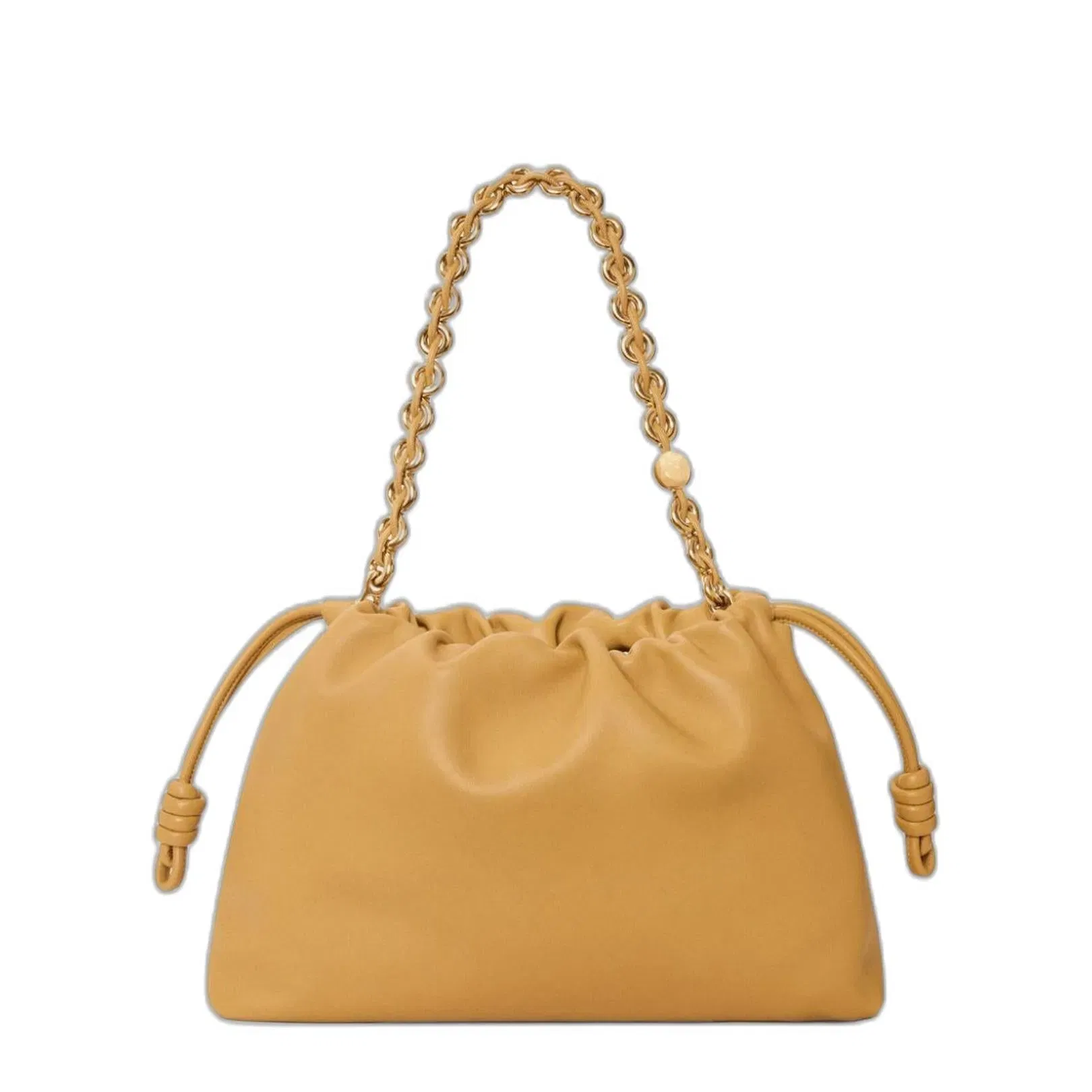 Flamenco Purse Large Leather Shoulder Bags - Yellow