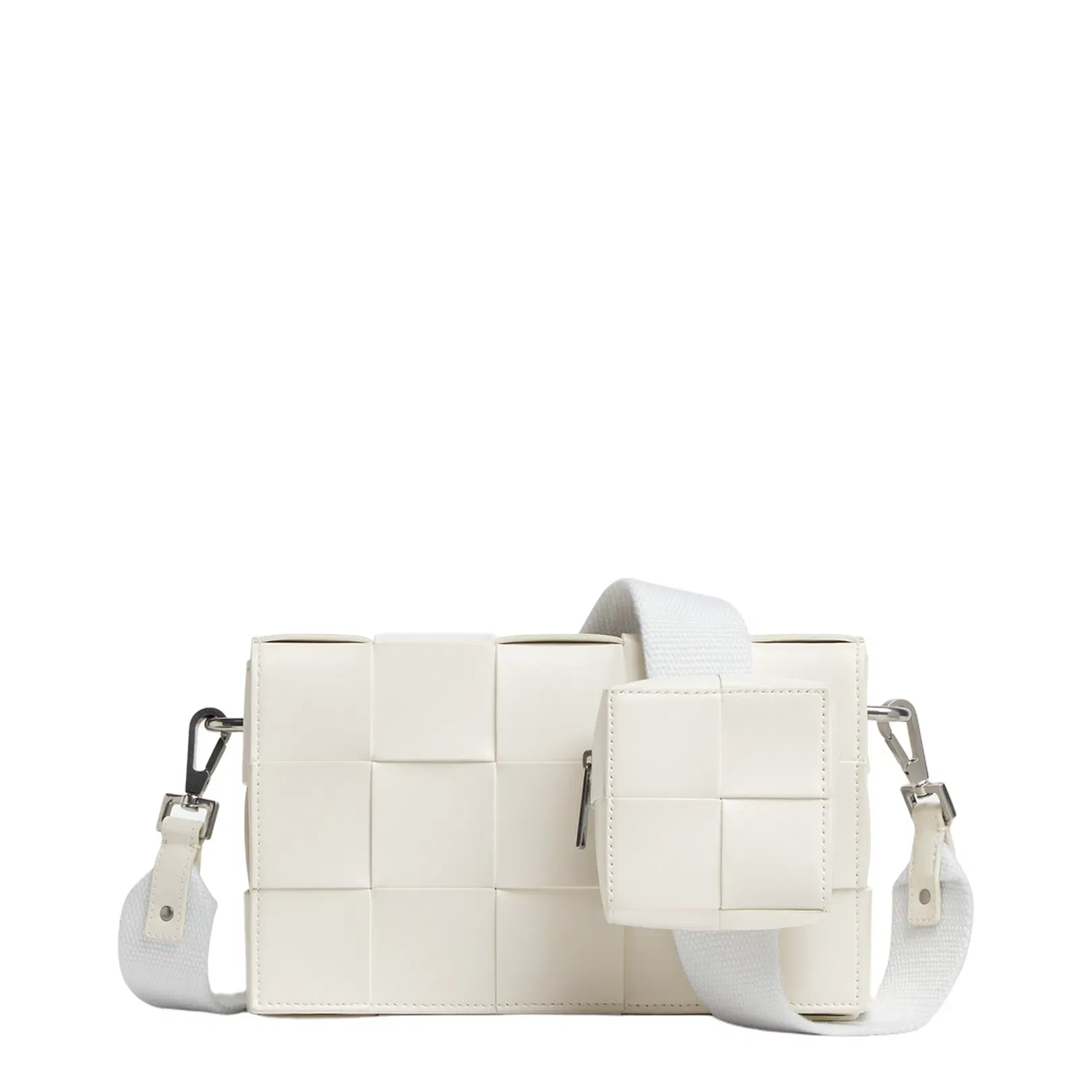 Cassette Classic Canvas Crossbody Bags - White