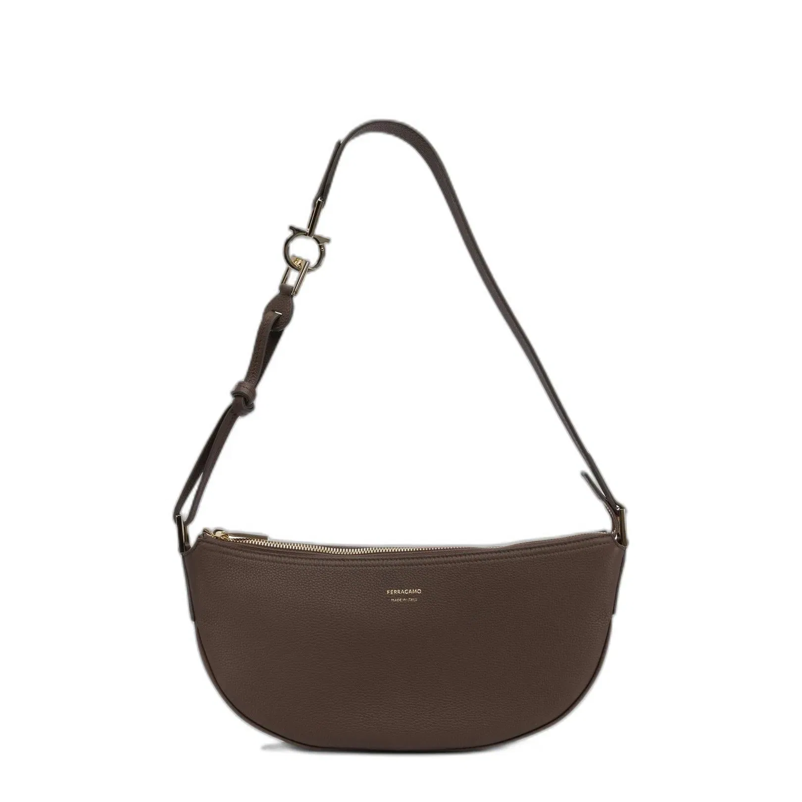 Ferragamo Zip-up Hobo Bag