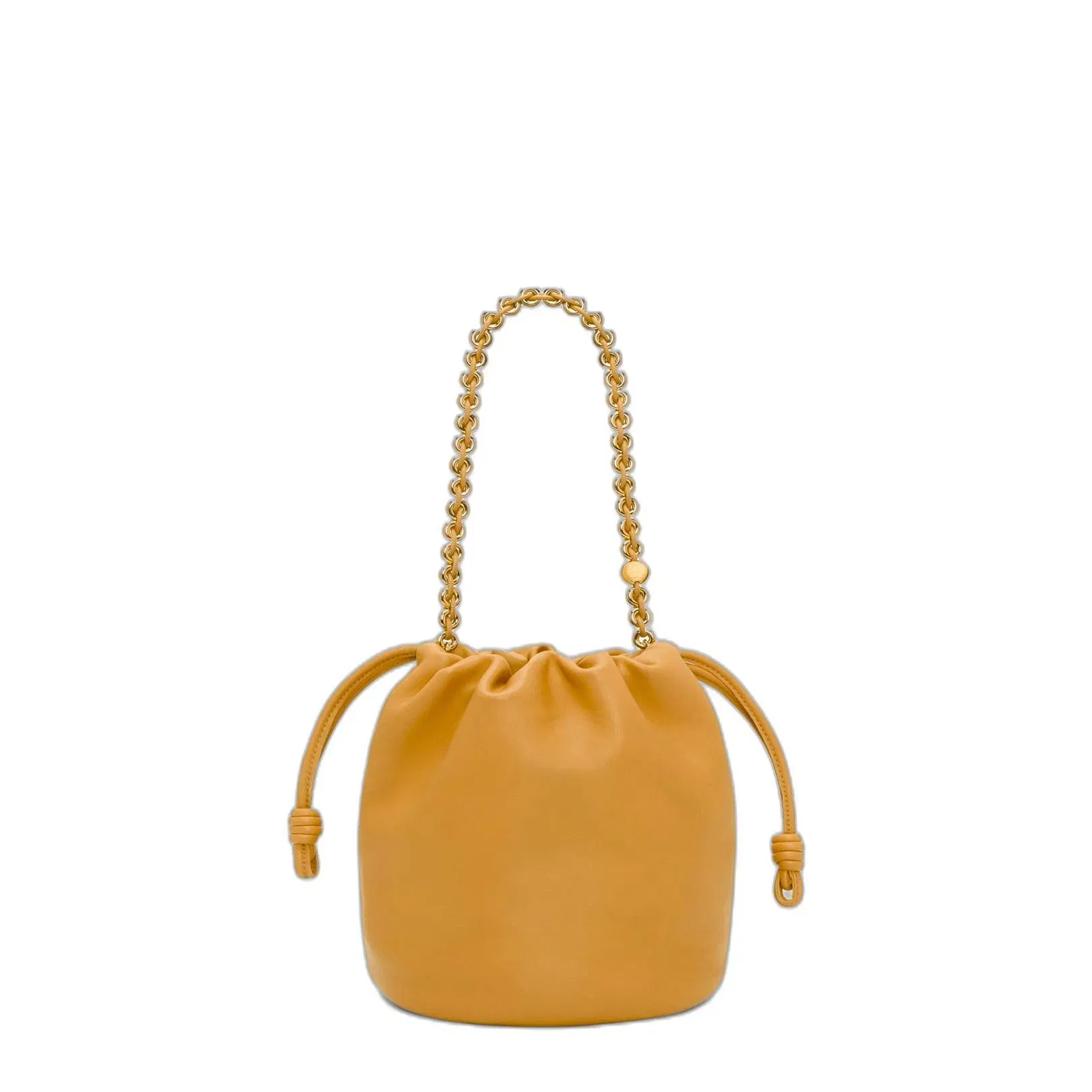 Flamenco Purse Nappa Lambskin Bucket Bags - Yellow