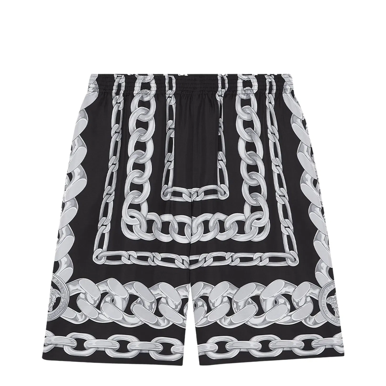 Silk Medusa Chains Bermuda Shorts