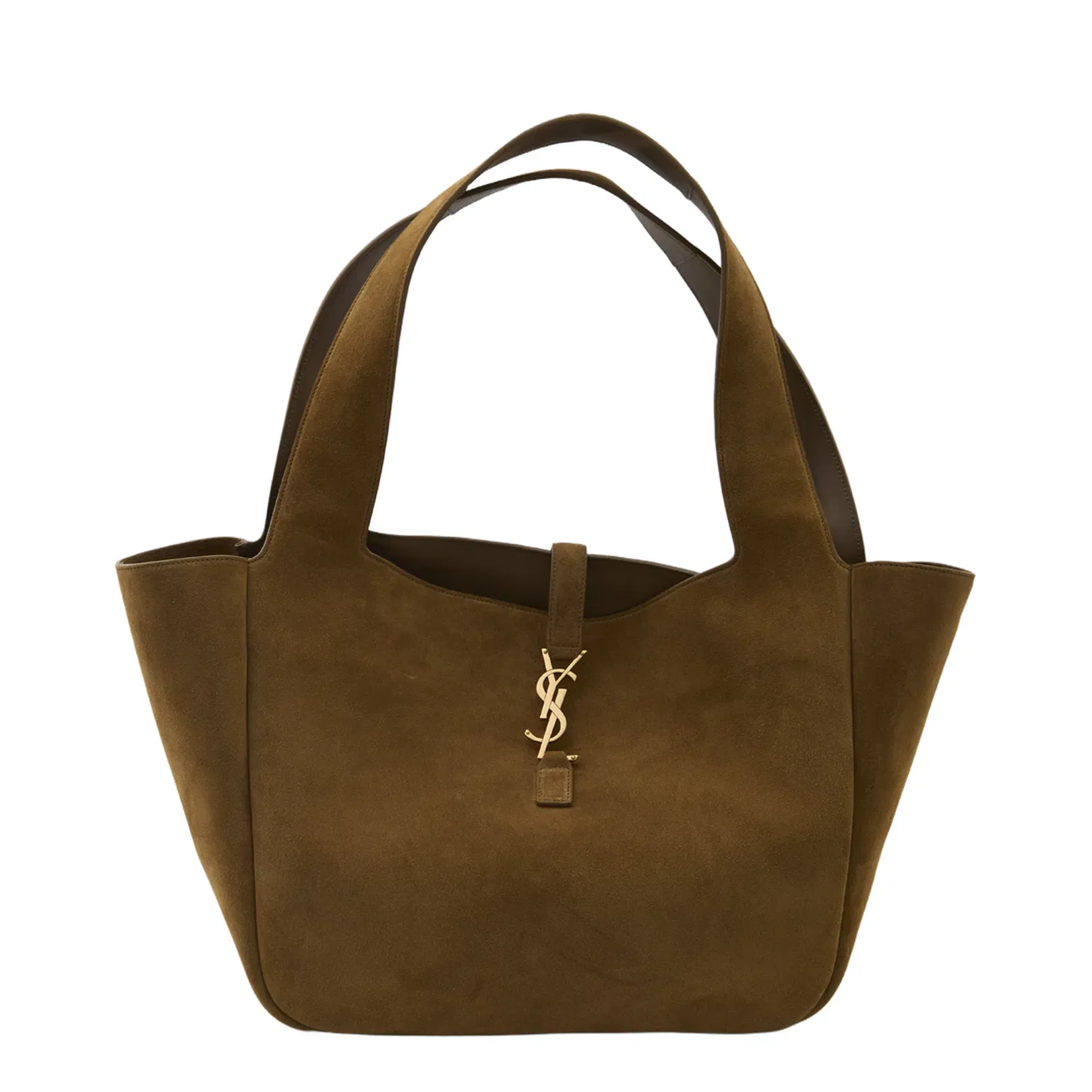 Biscuit Suede Leather Le 5 A 7 Bea Shopping Bag