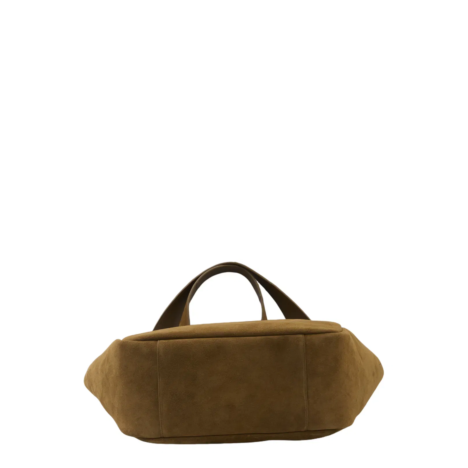 Biscuit Suede Leather Le 5 A 7 Bea Shopping Bag