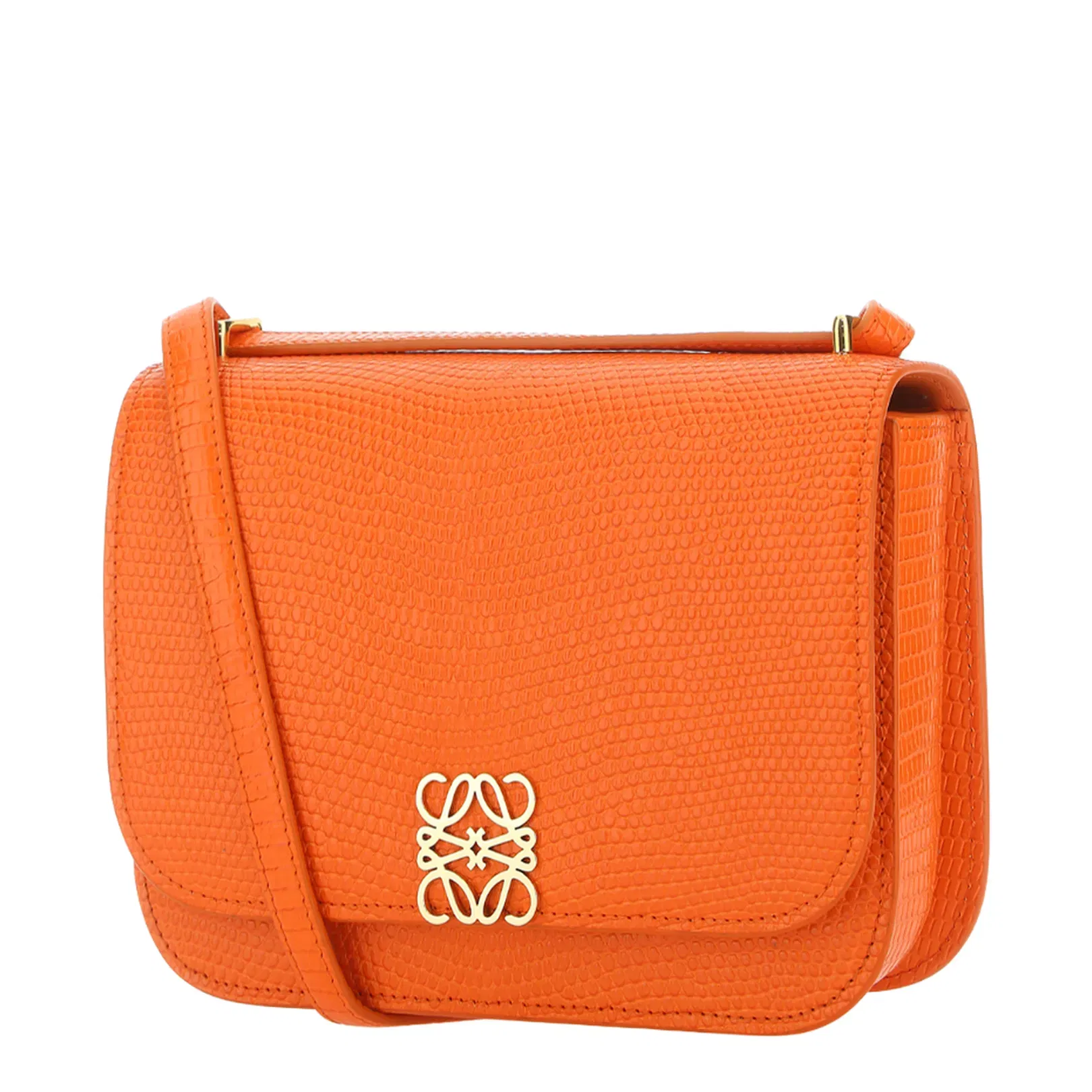 Goya Calfskin Shoulder Bag - Orange