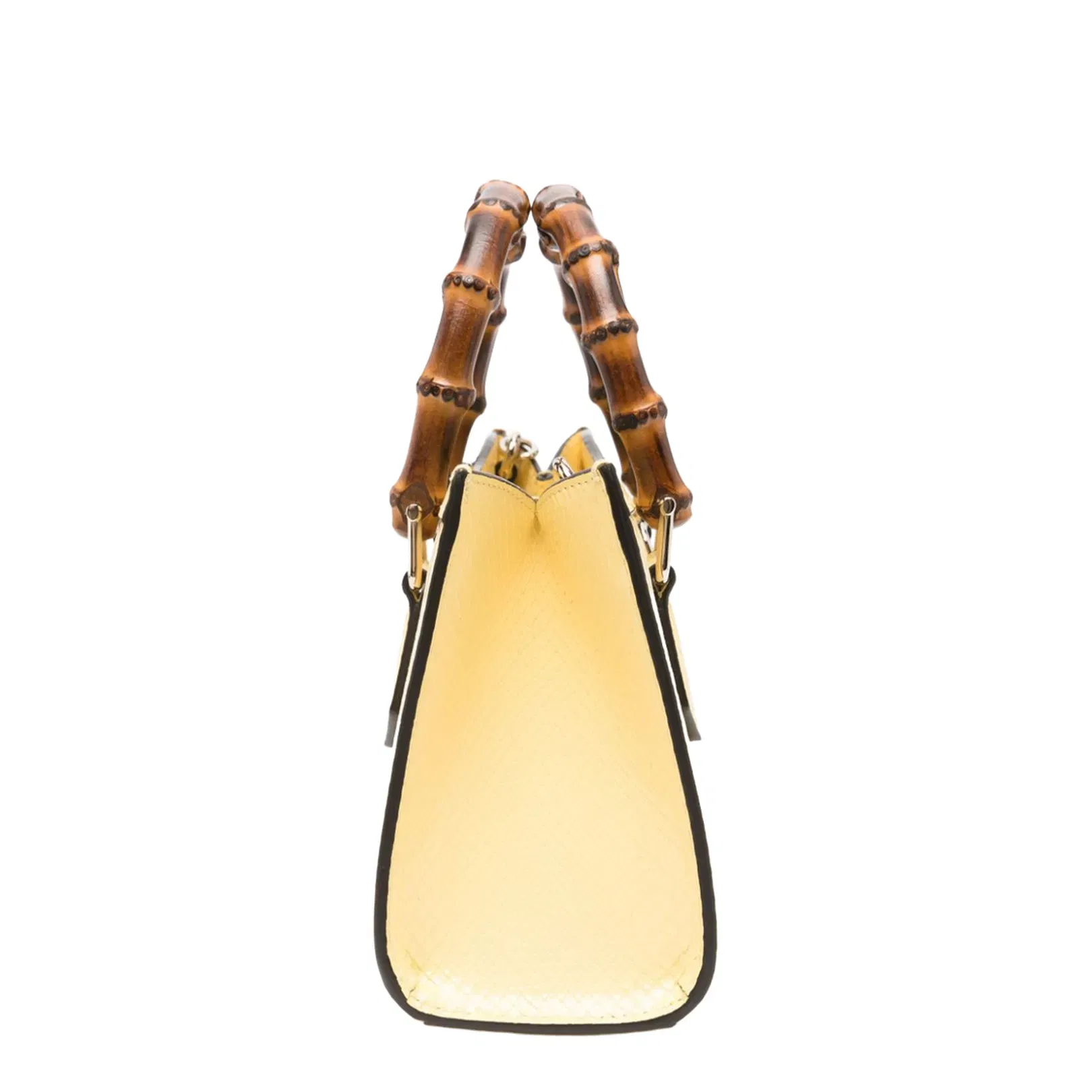 Diana Exotic Leathers Tote Bag - Pastel Yellow