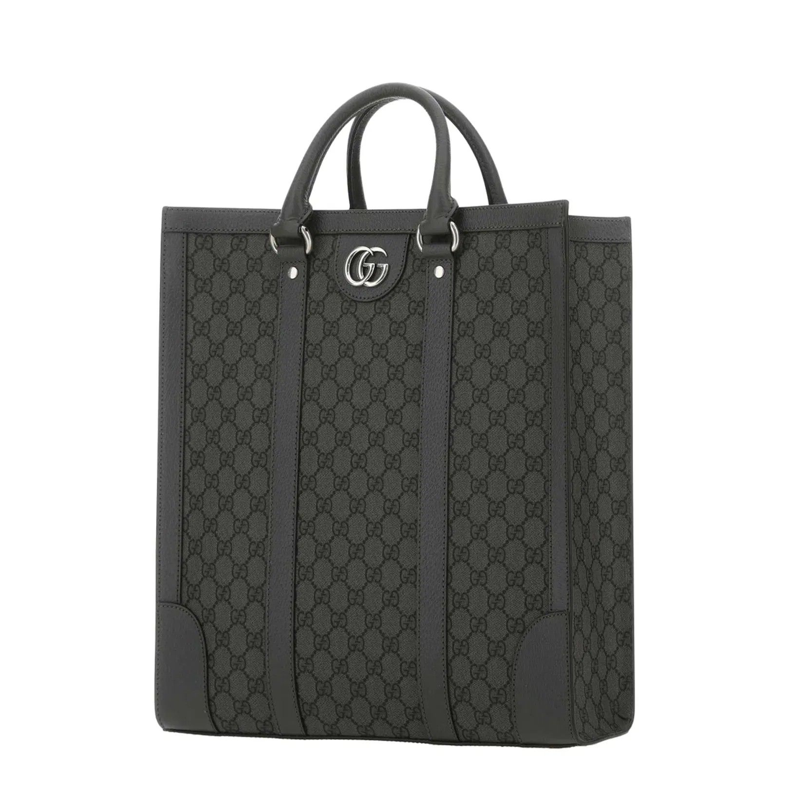 GG Supreme Fabric and Leather Ophidia Shopping Bag