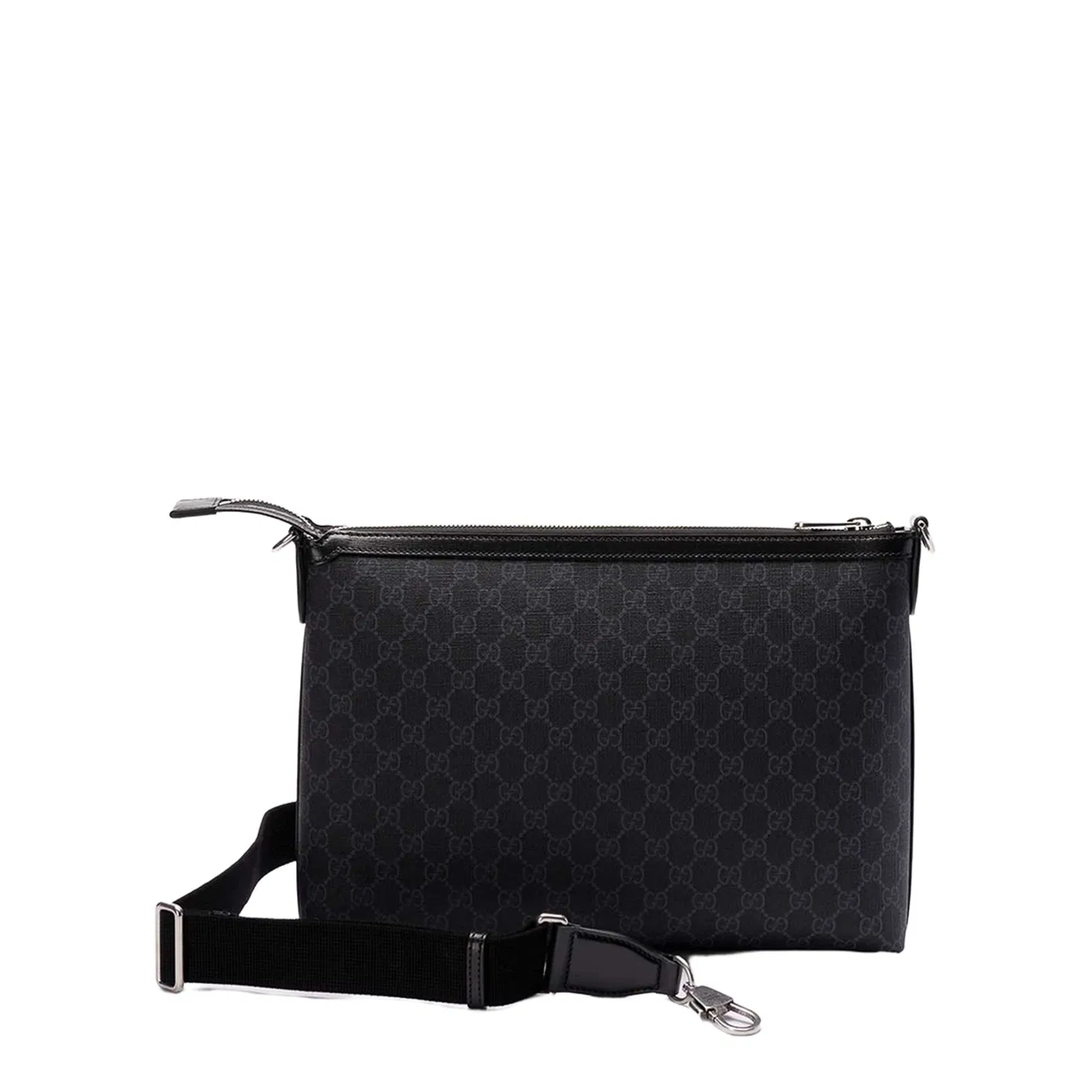 Ophidia Small Leather Pouch - Black