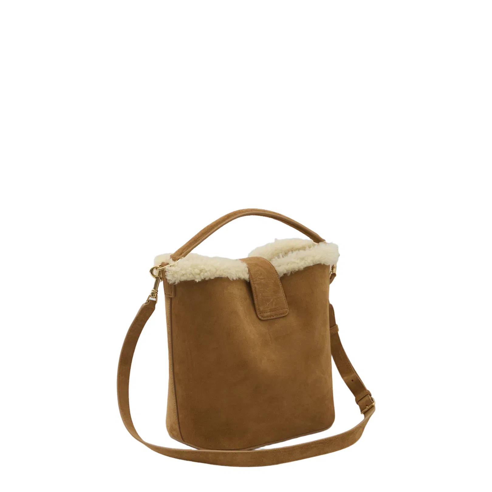 Louise Bucket Bag in Light Brown