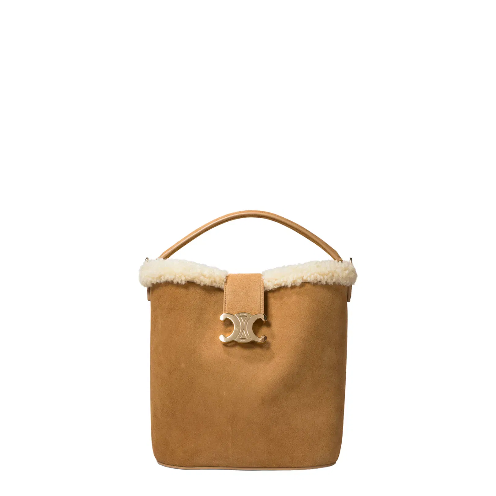 Louise Bucket Bag in Light Brown