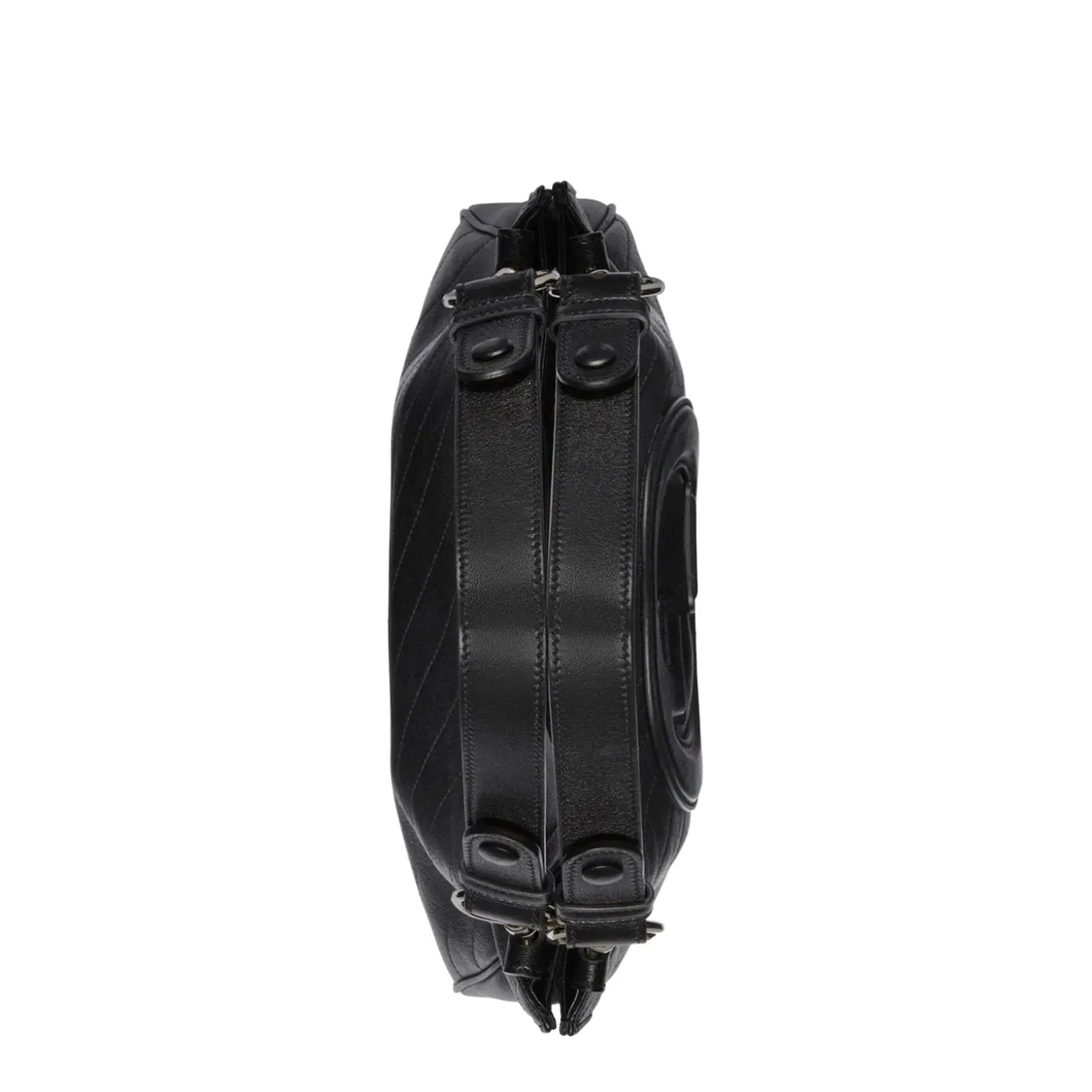 Blondie Medium Leather Shoulder Bag - Black