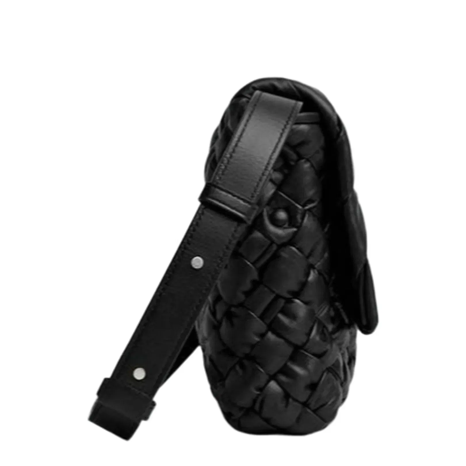 Rumple Leather Crossbody Bags - Black
