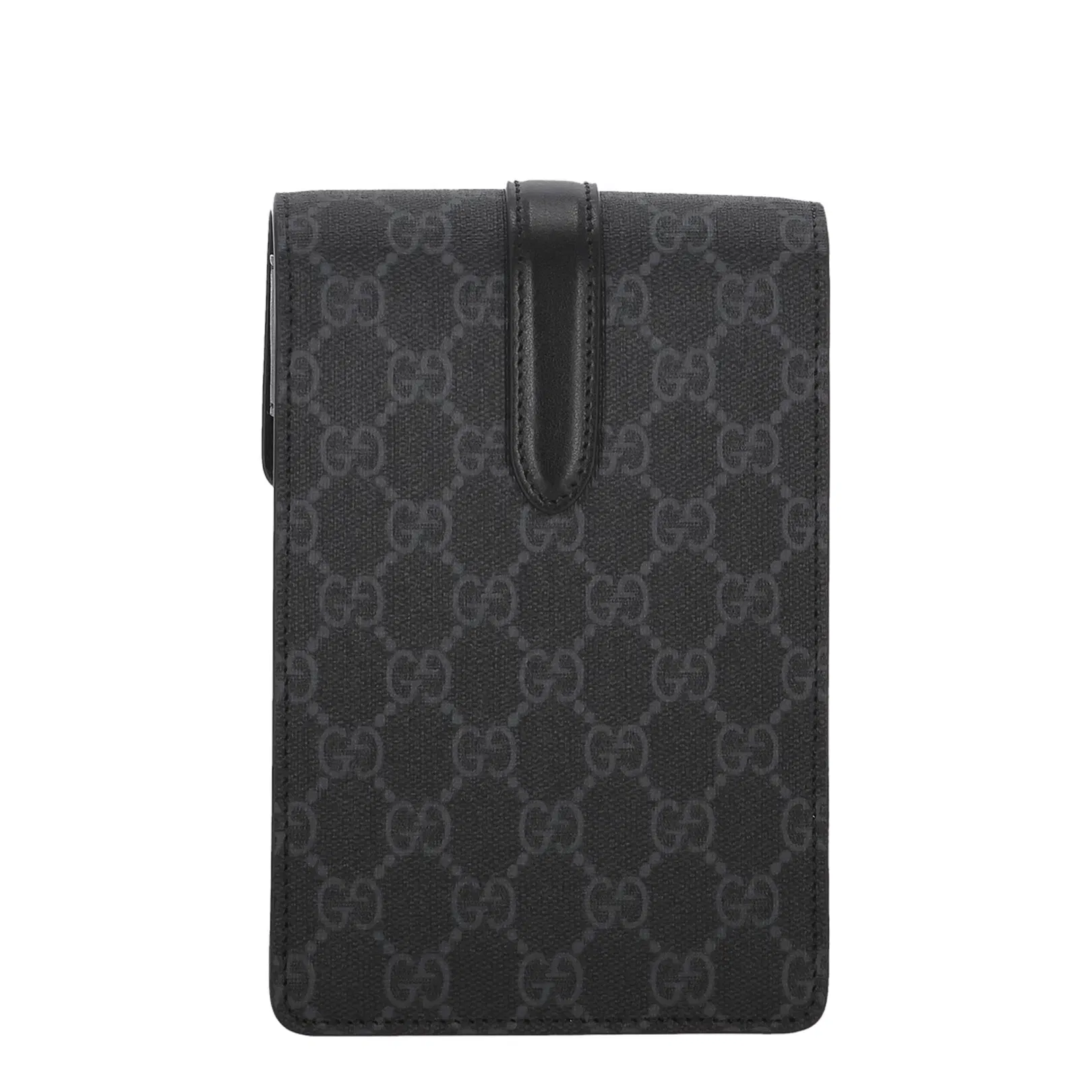 GG Black Mini Canvas Bag - Gray