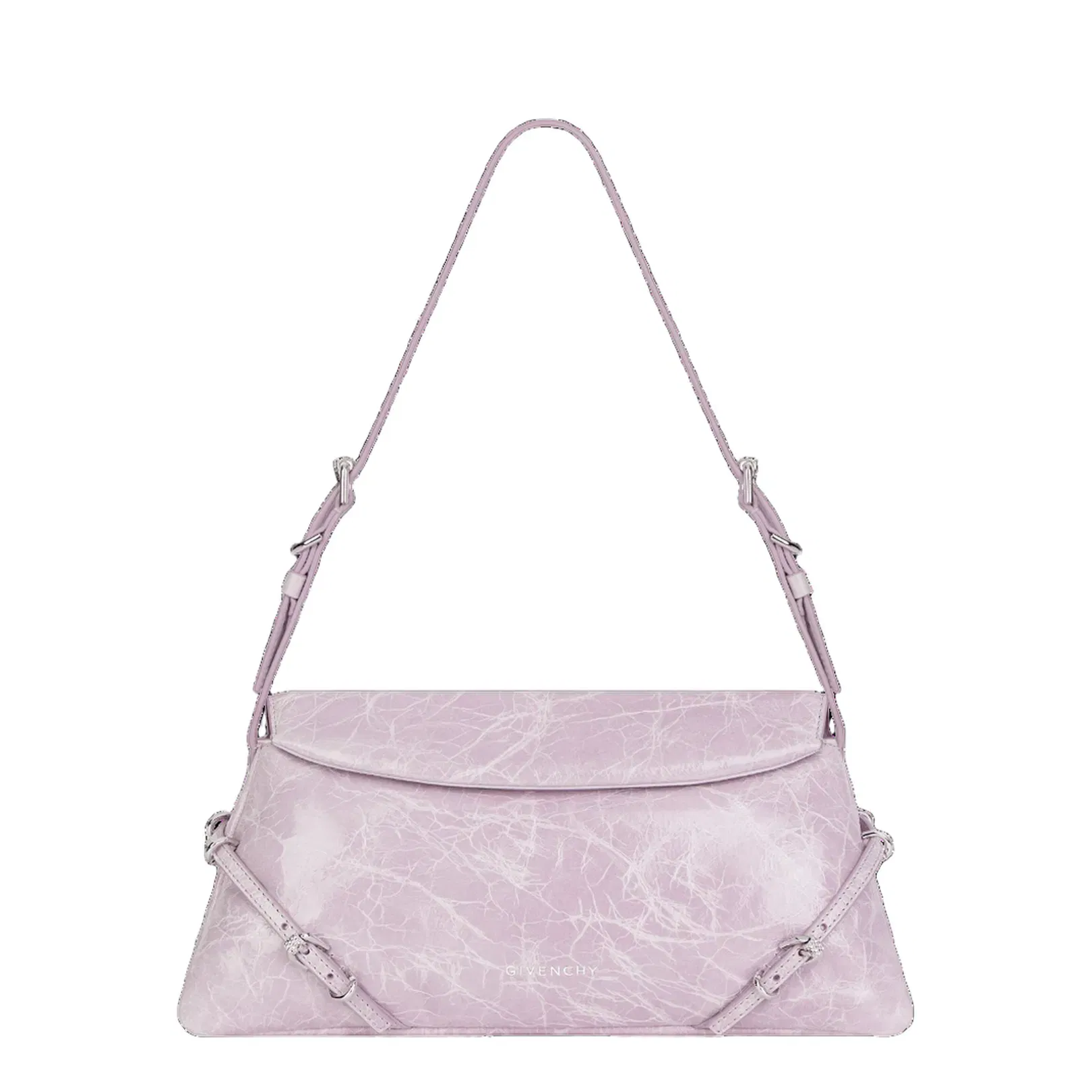 P'tit Voyou Small Bag In Crackled Patent Leather