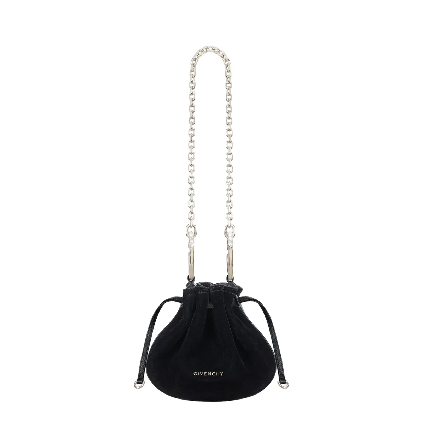 Pumpkin Mini Bag In Velvet With Strass
