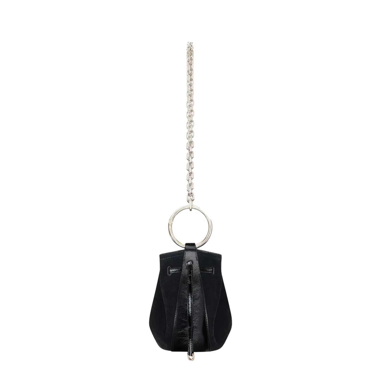 Pumpkin Mini Bag In Velvet With Strass