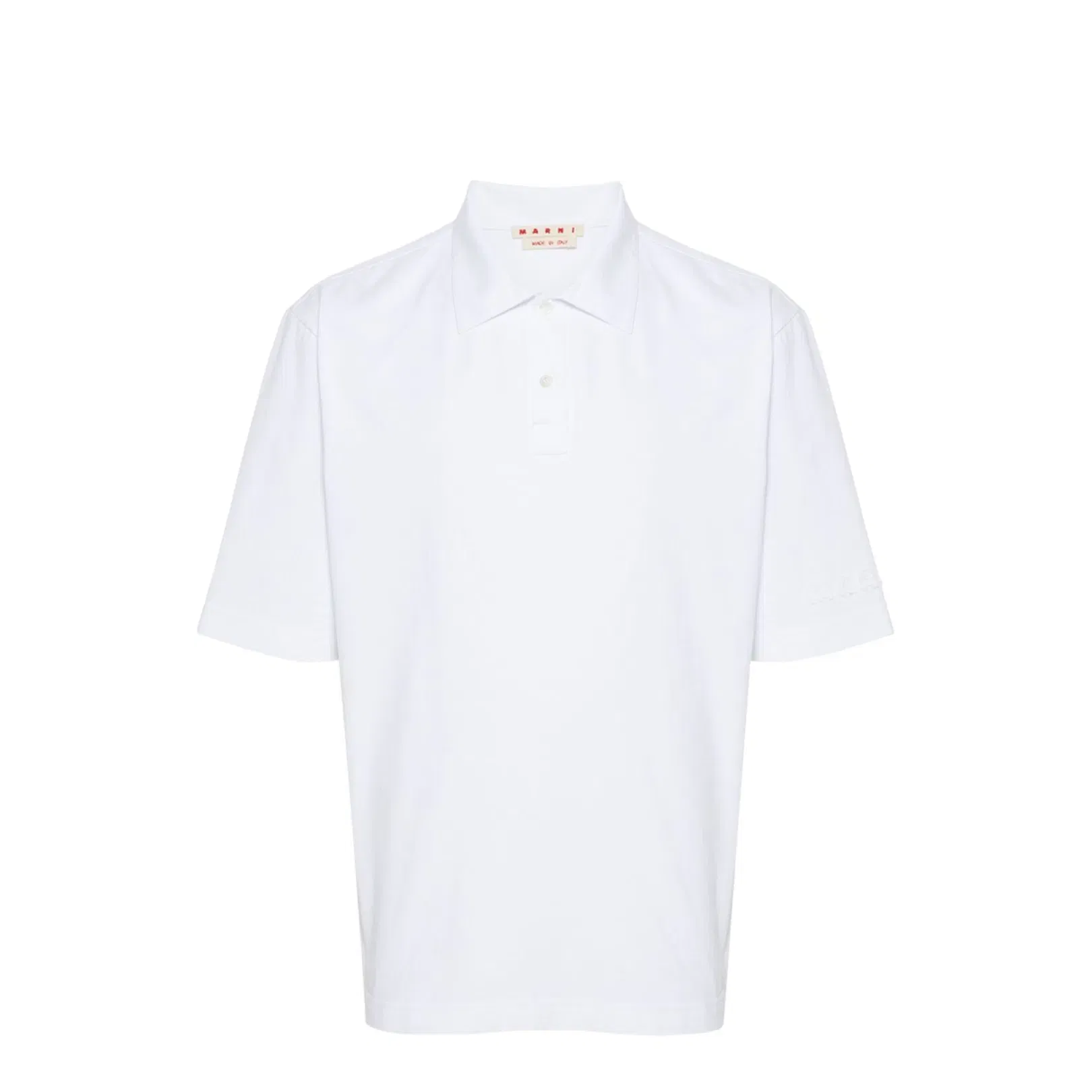 White Organic Cotton Polo