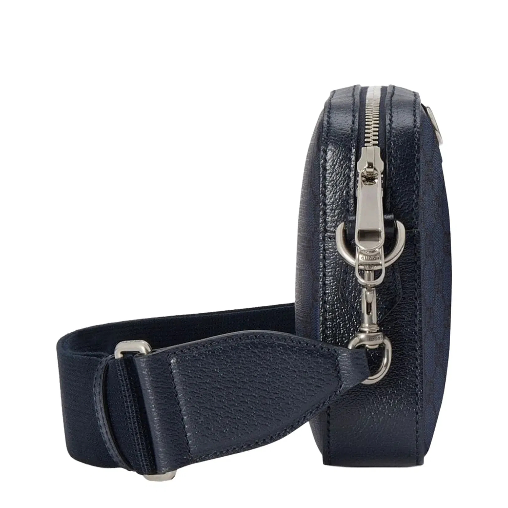 Ophidia Small Nylon Crossbody Bag - Navy Blue