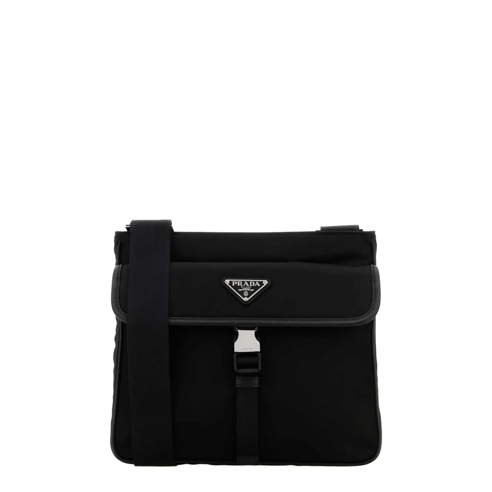 Black Nylon Crossbody Bag