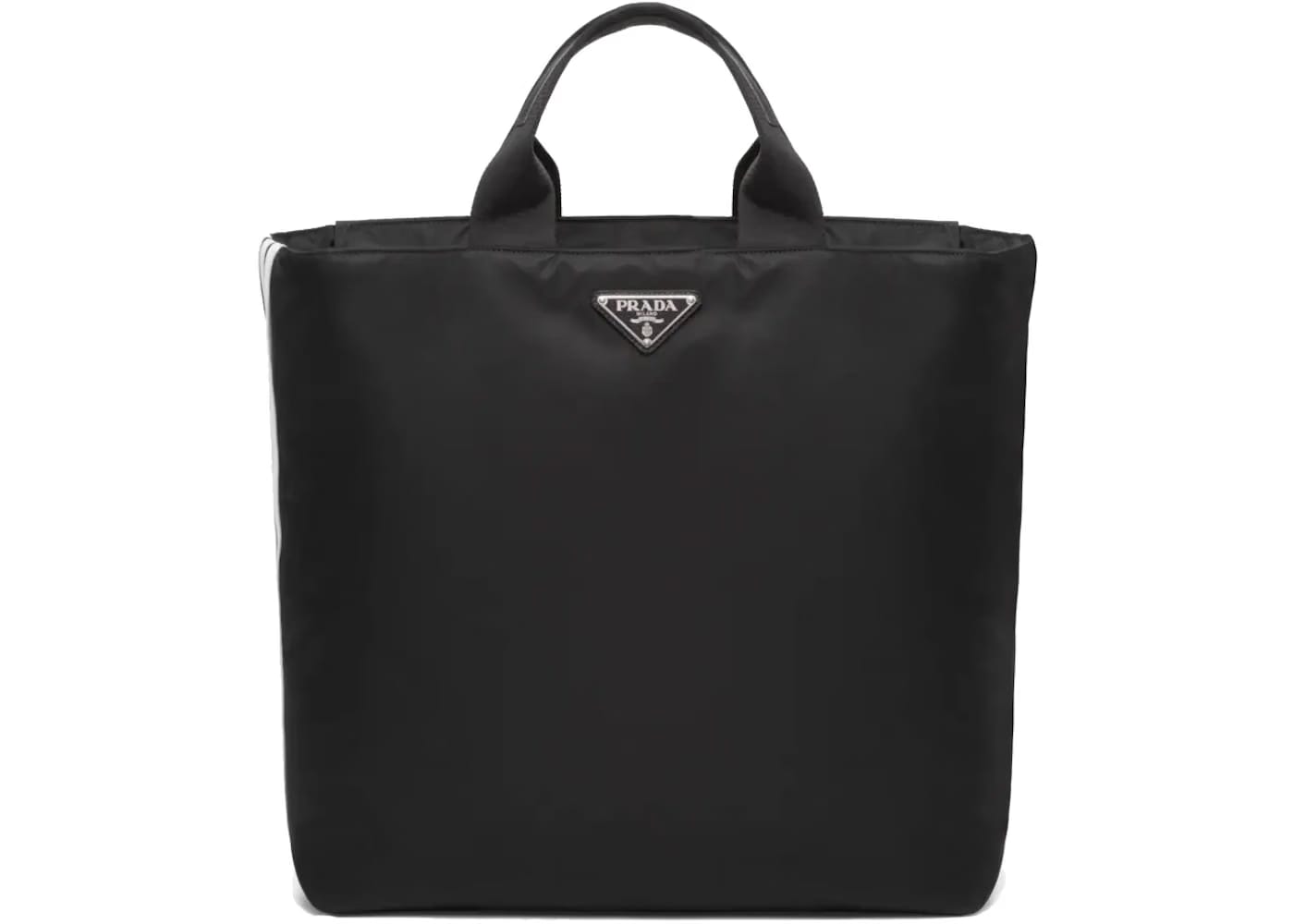 Re-Nylon Black Shopping Bag