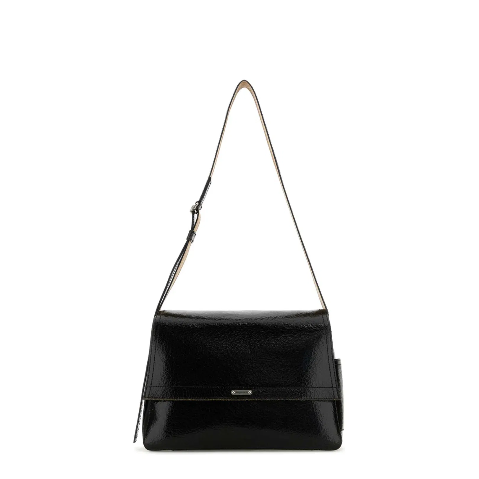 Black Leather The Slouch Crossbody Bag