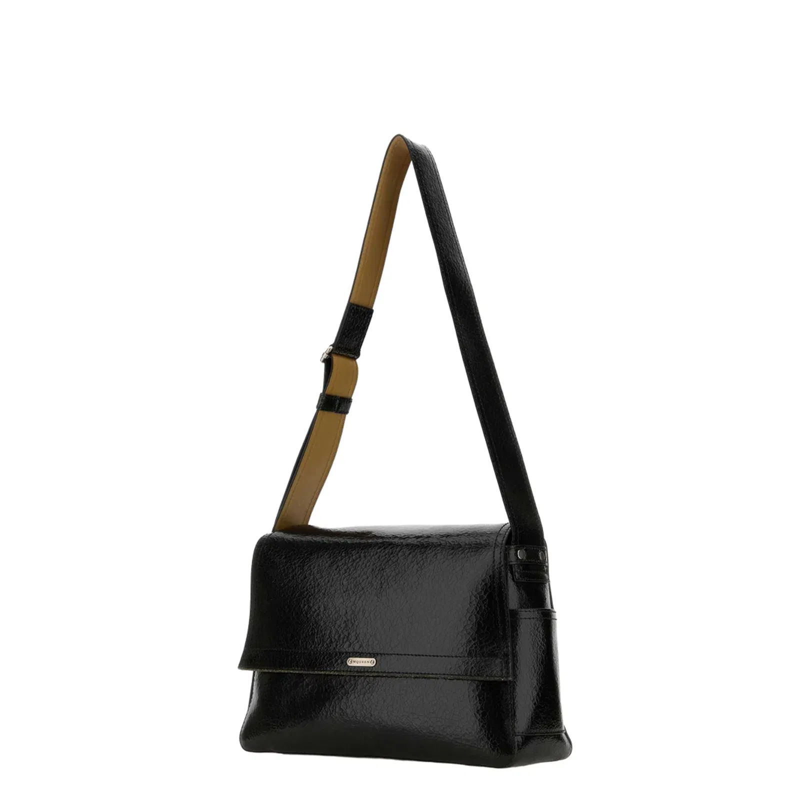 Black Leather The Slouch Crossbody Bag