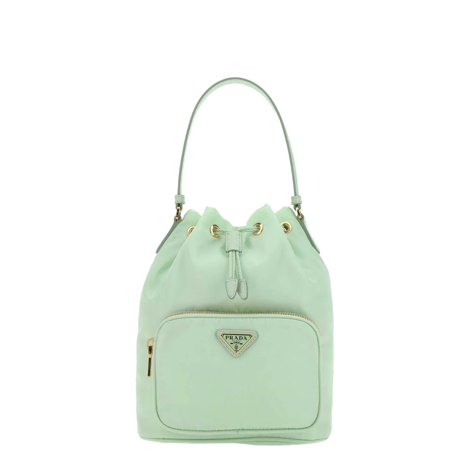 Pastel Green Re-nylon Bucket Bag