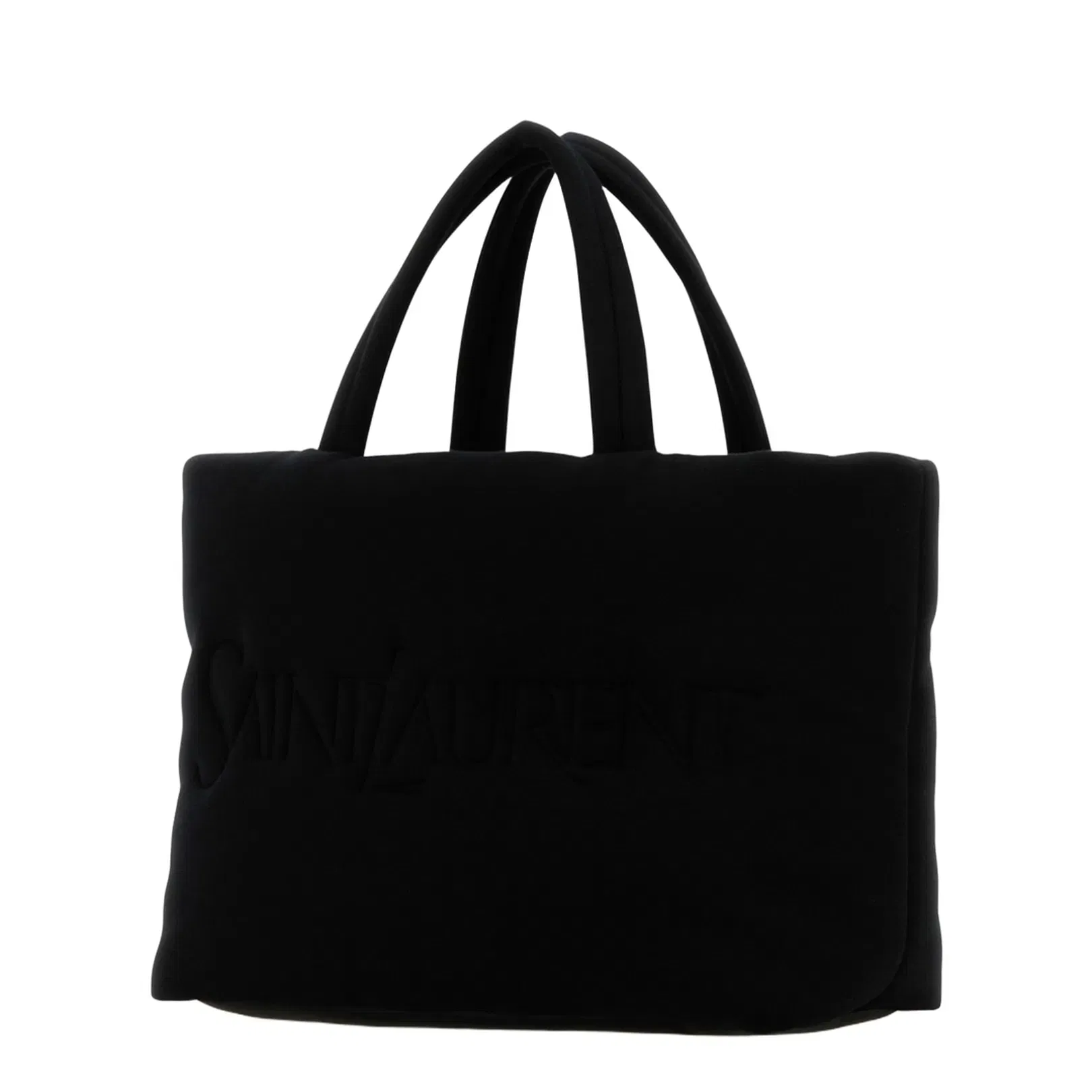 Embossed Wool Tote Bag