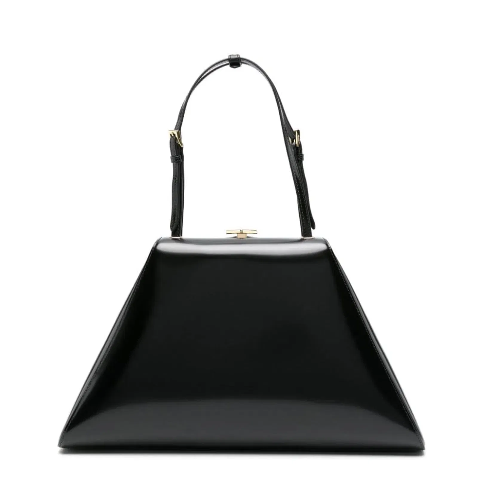 Patent-Leather Tote Bag