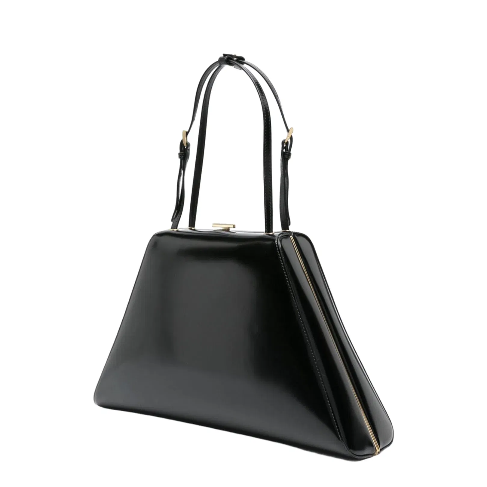 Patent-Leather Tote Bag