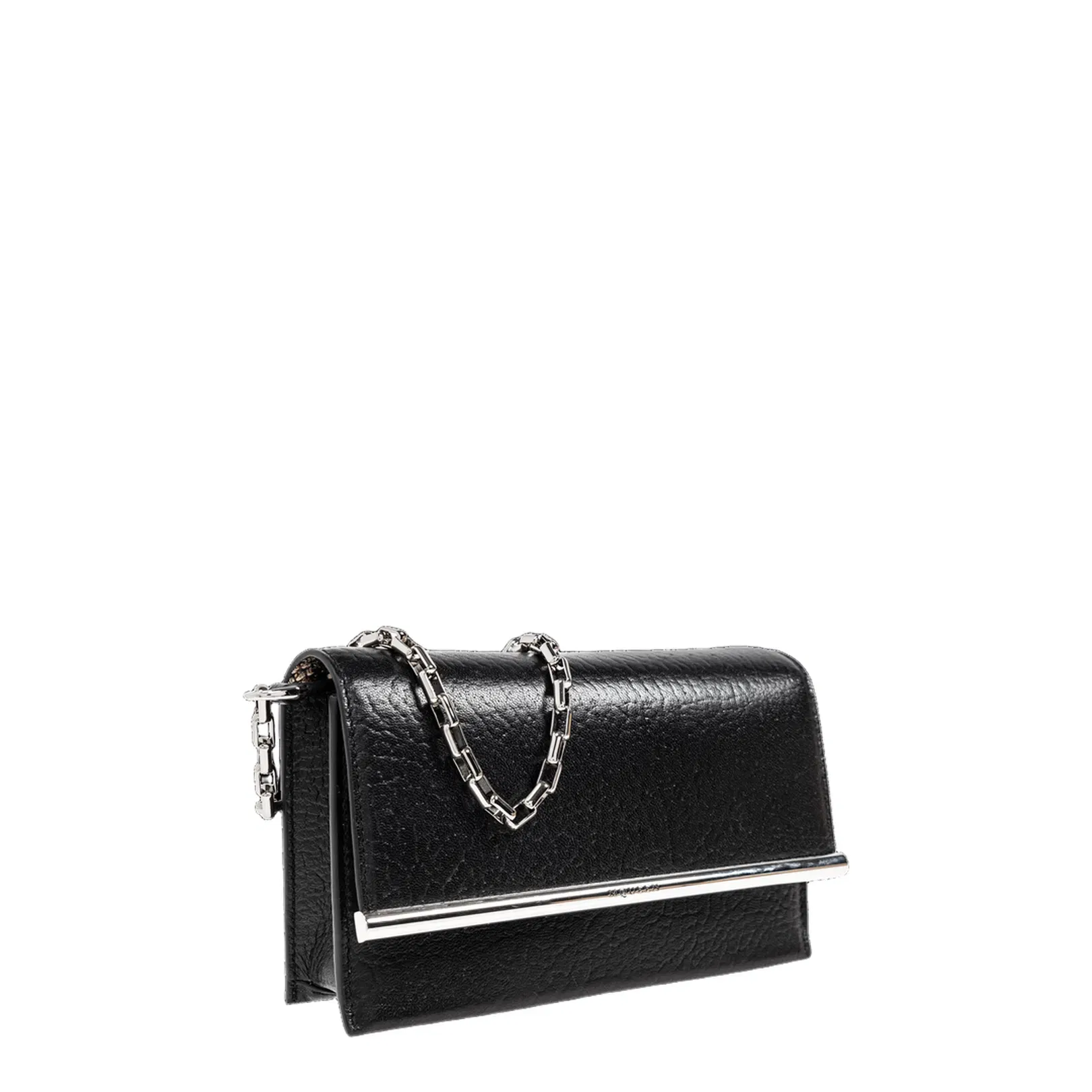 Mini Rectangular Cross-Bar Clutch Bag