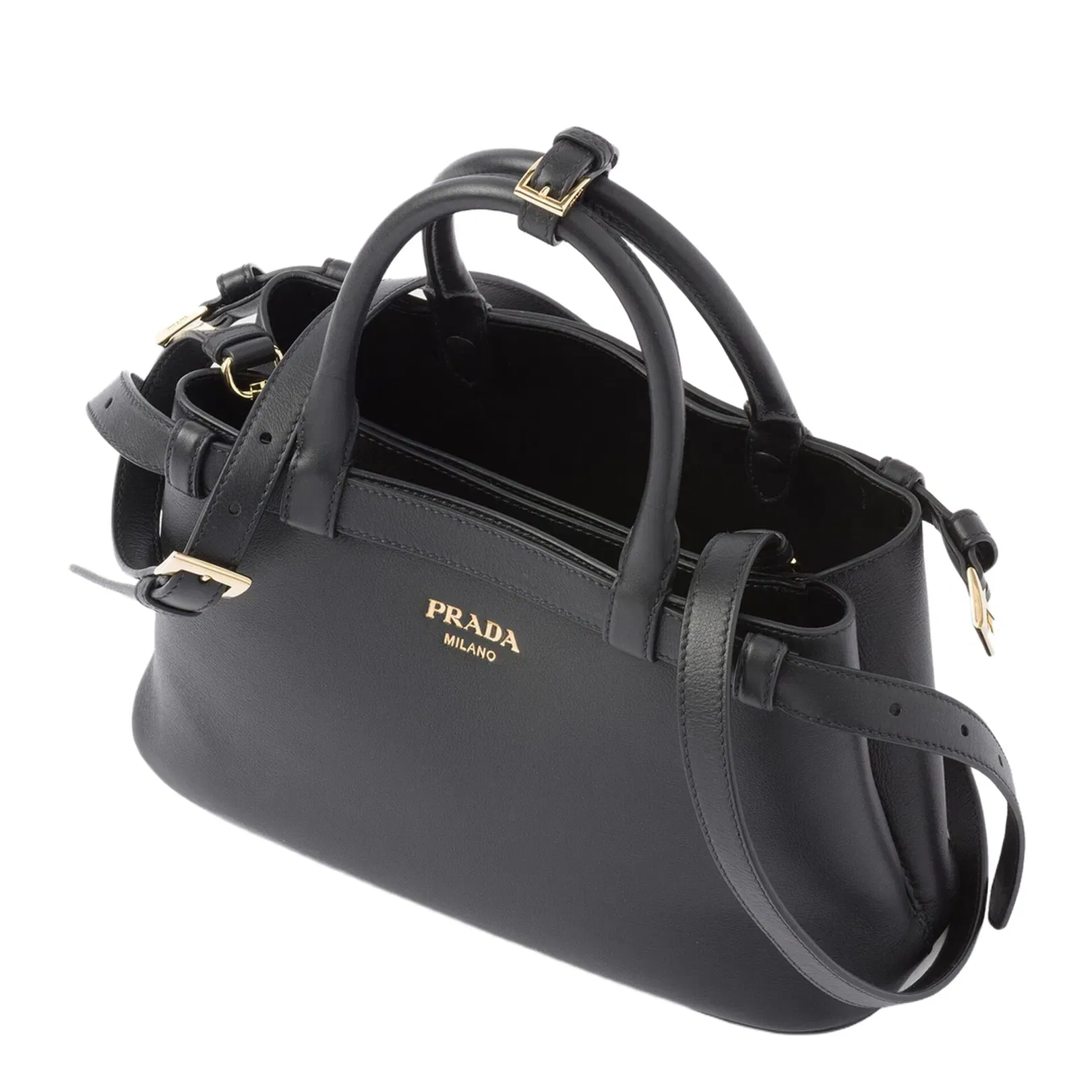 Buckle Small Leather Bag