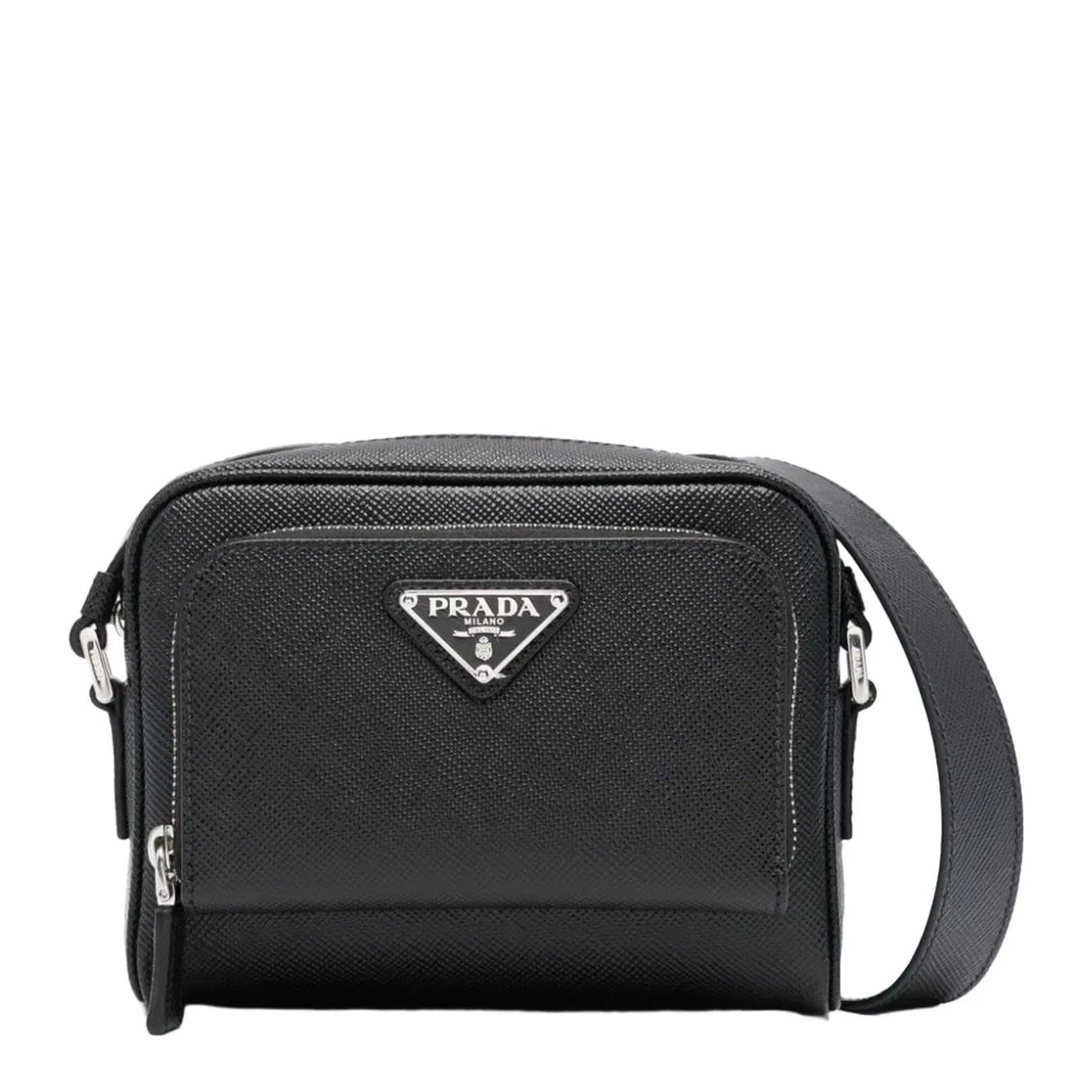 Enamel-Logo Messenger Bag