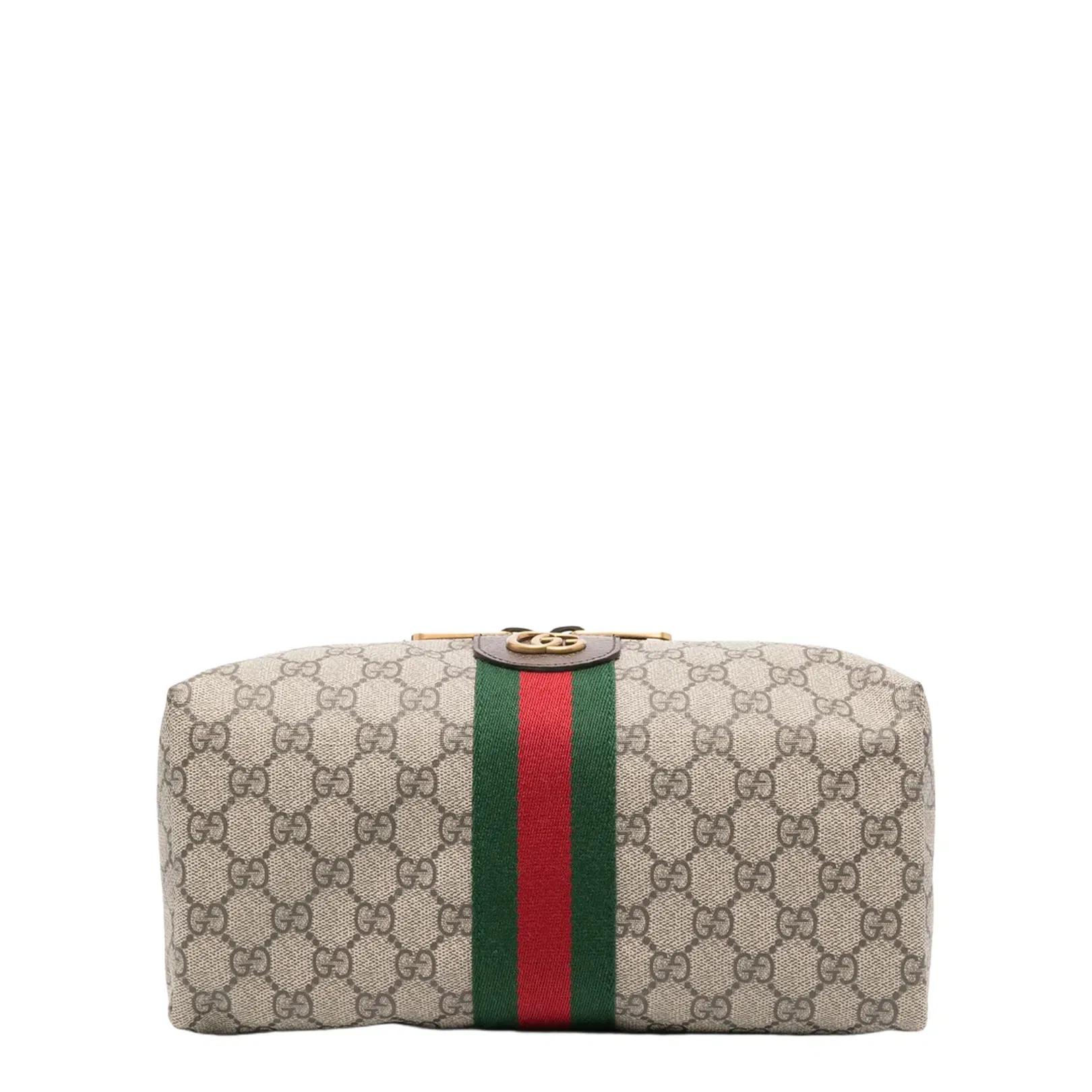 Savoy Small Canvas Toiletry Case - Gray