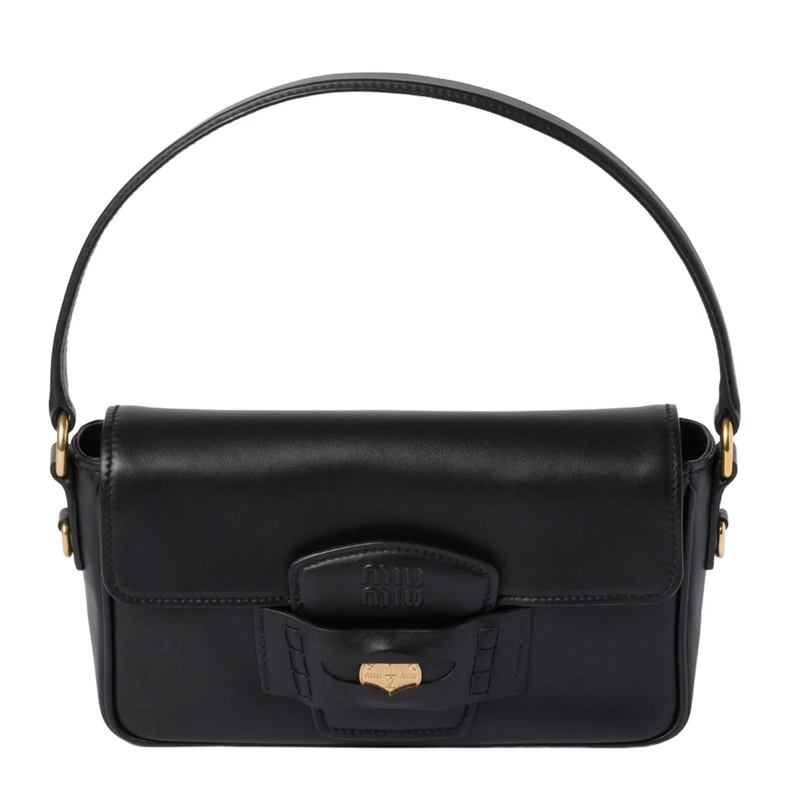 Black Penny Shoulder Bag