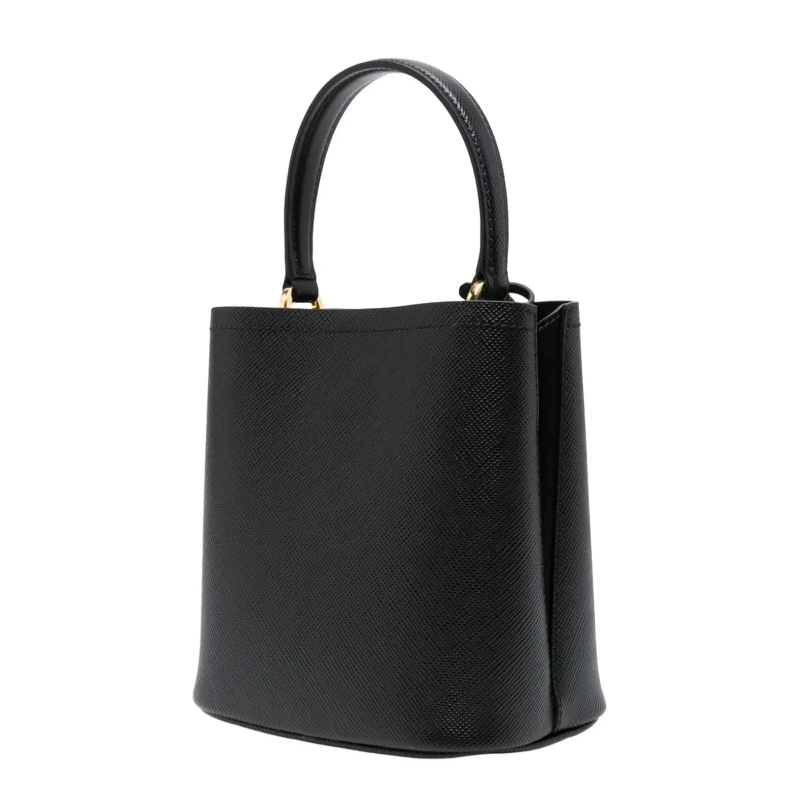 Small Leather Bucket Bag