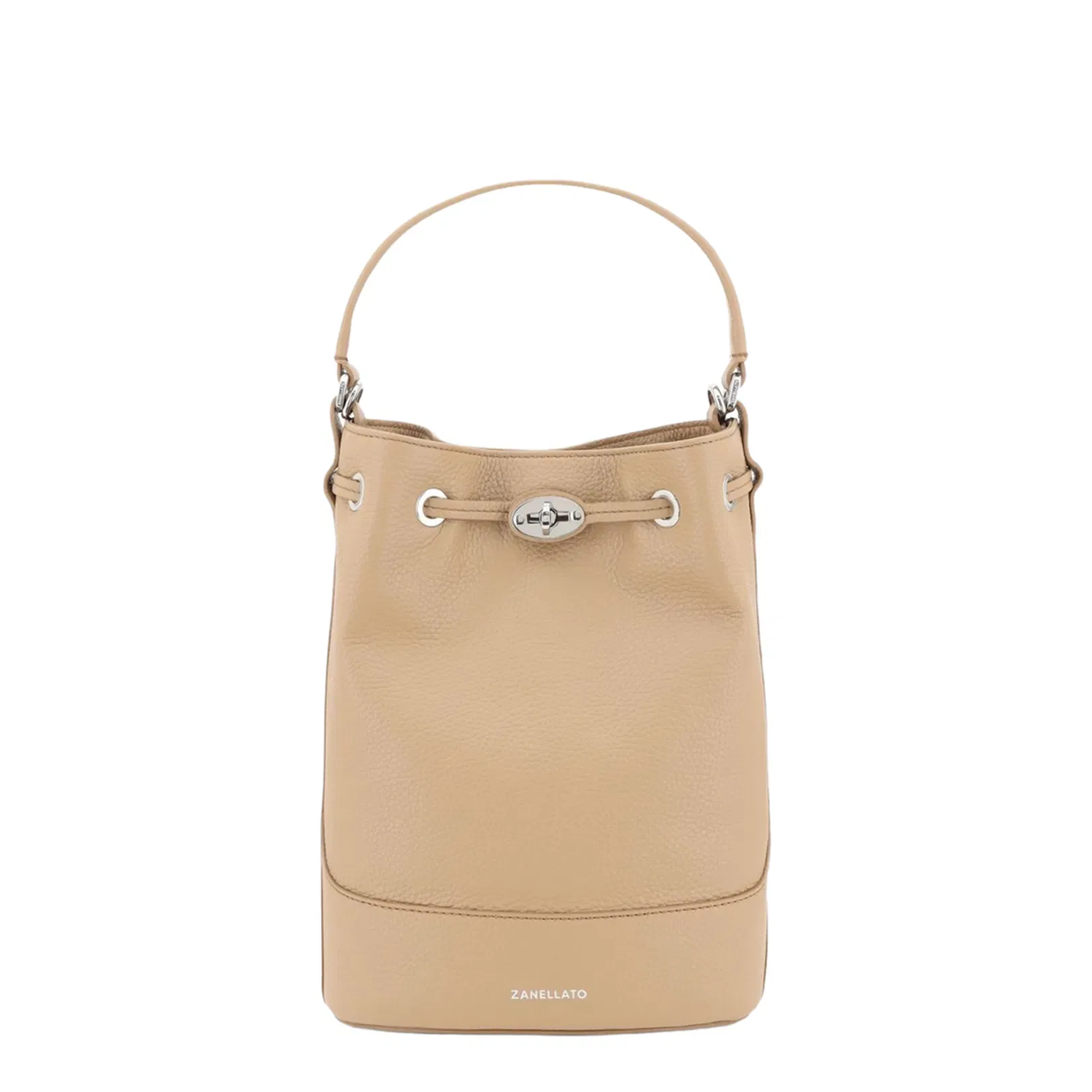 Small Leather Bucket Bag
