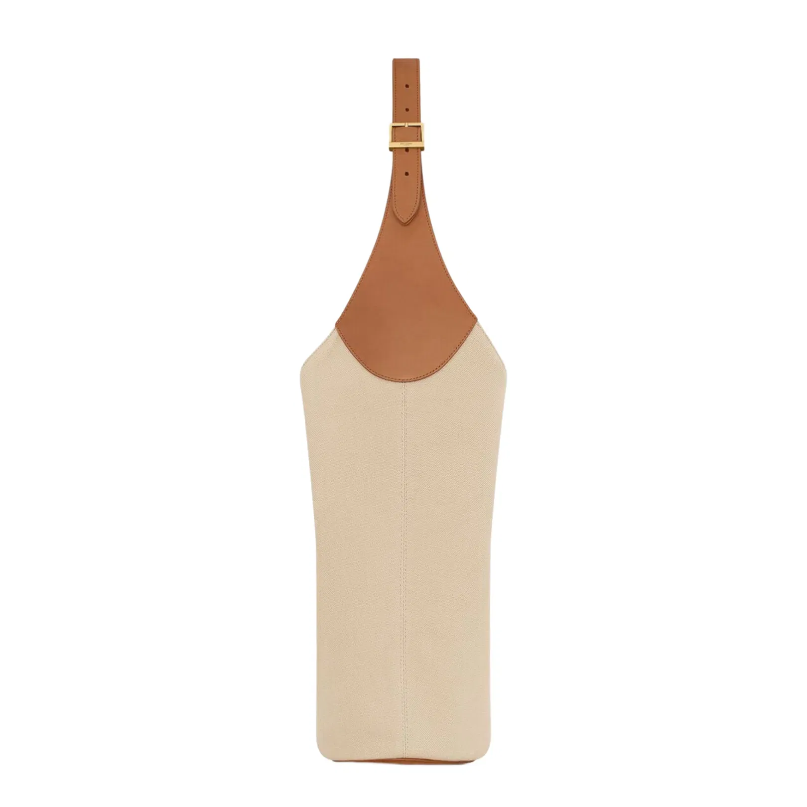 Hobo Bag in Canvas and Leather
