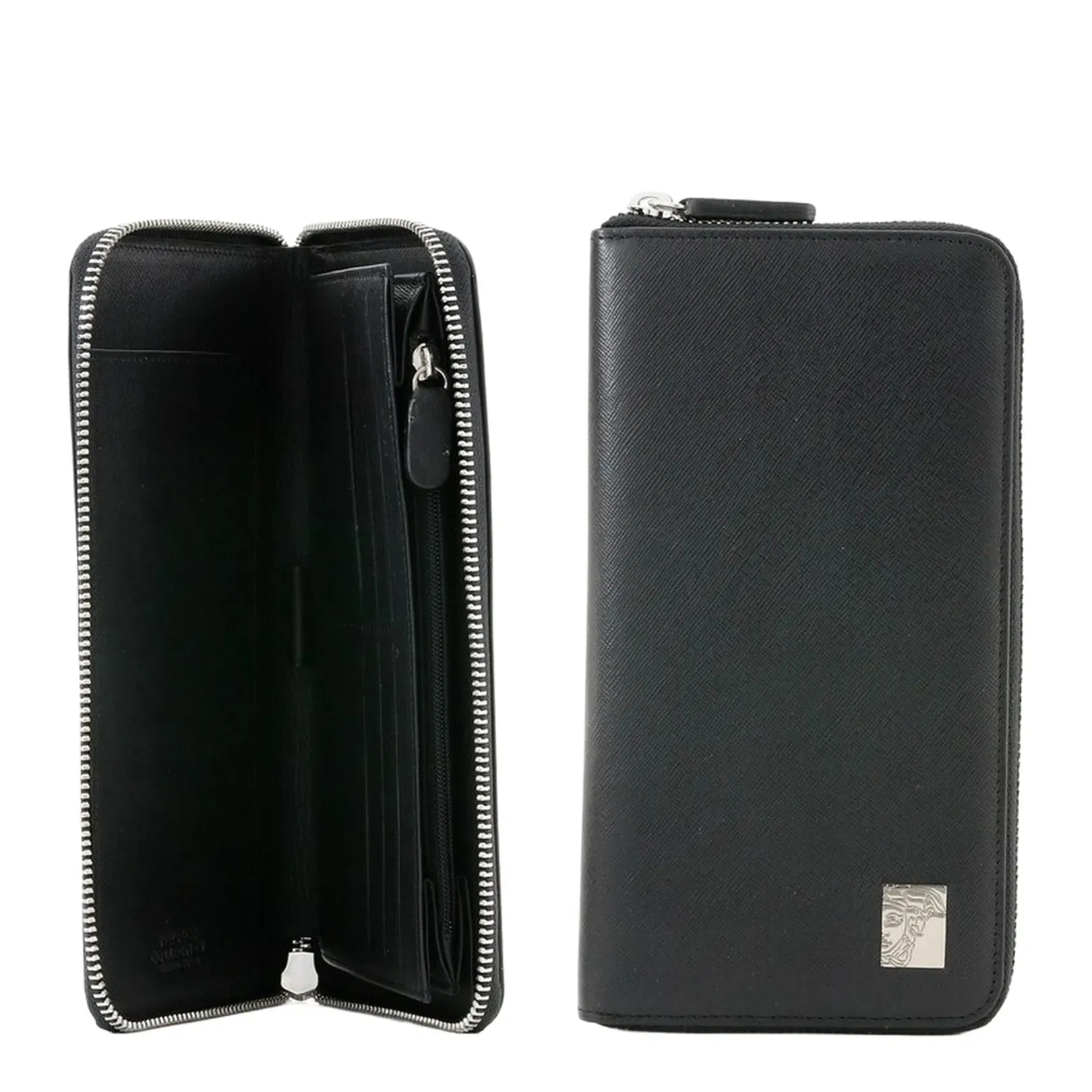 Leather Zip Around Wallet