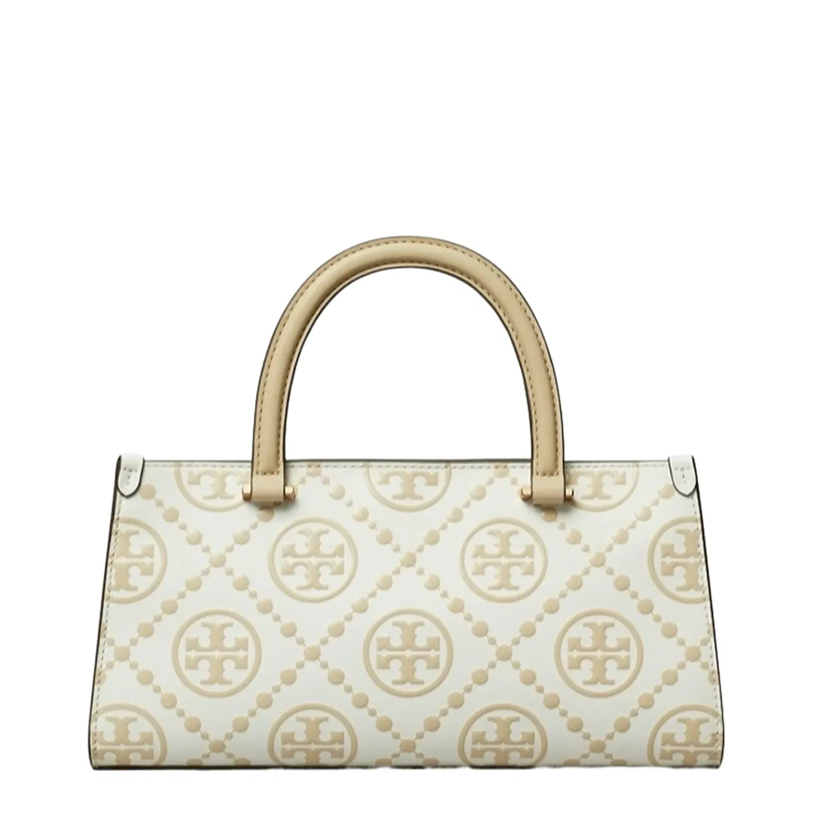 Contrast Embossed E/W Small Tote