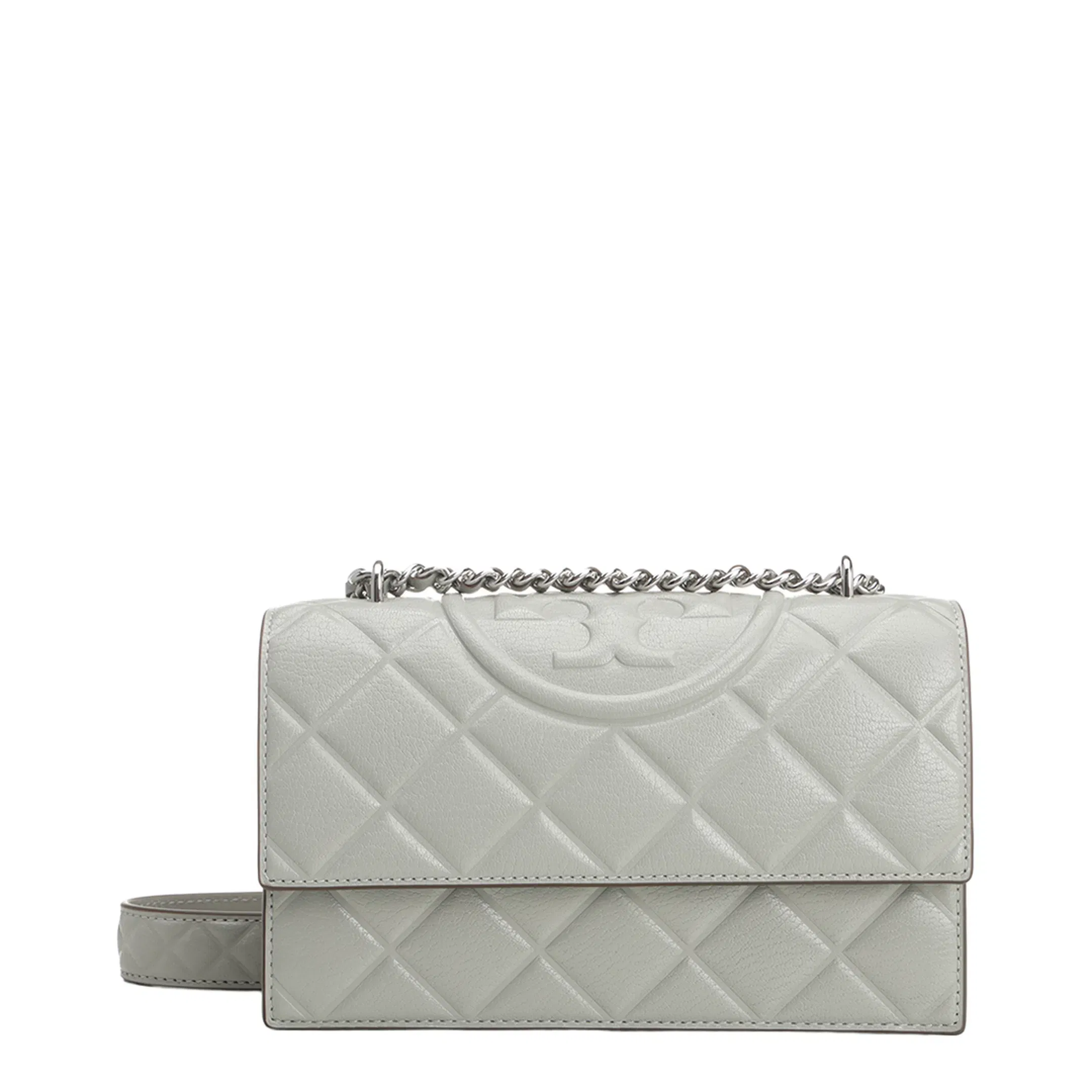 Fleming Small Shoulder Bag Grey