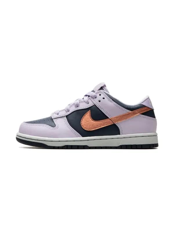 Nike Dunk Low Brown Swoosh Thunder Blue