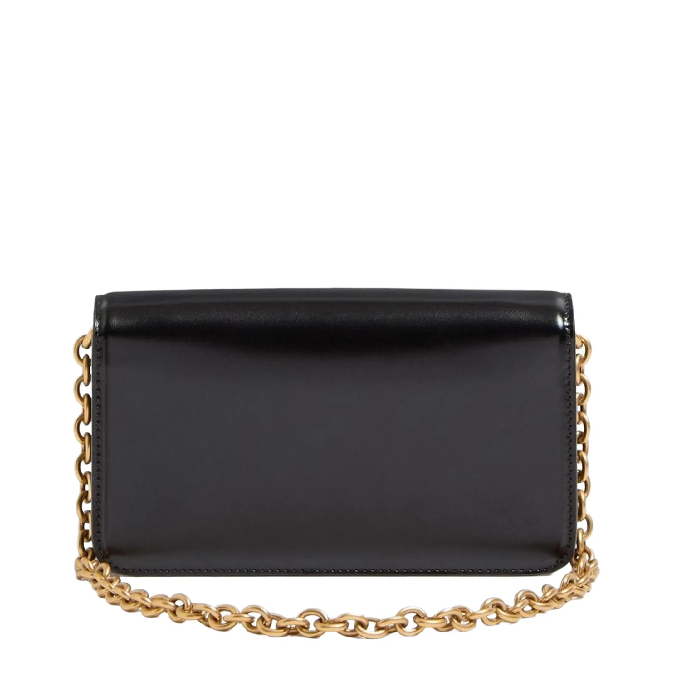 Black Leather Clutch